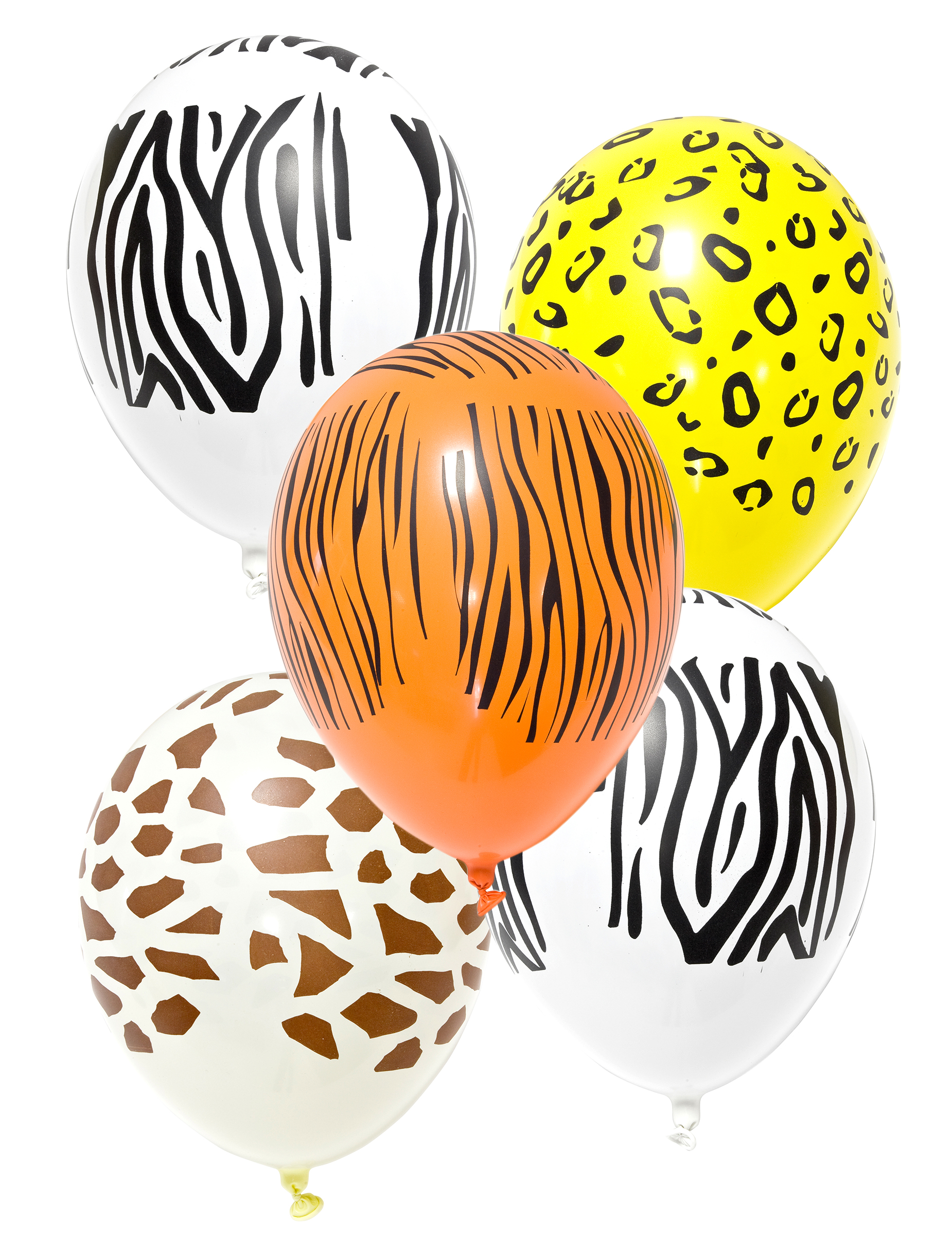 5 Safari-Latexballons