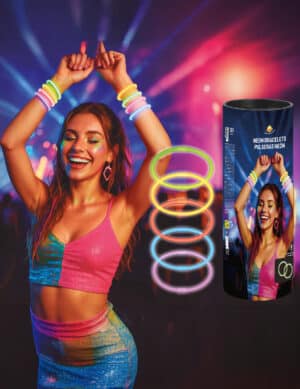50 Knicklichter-Armbänder für alle – phosphoreszierend