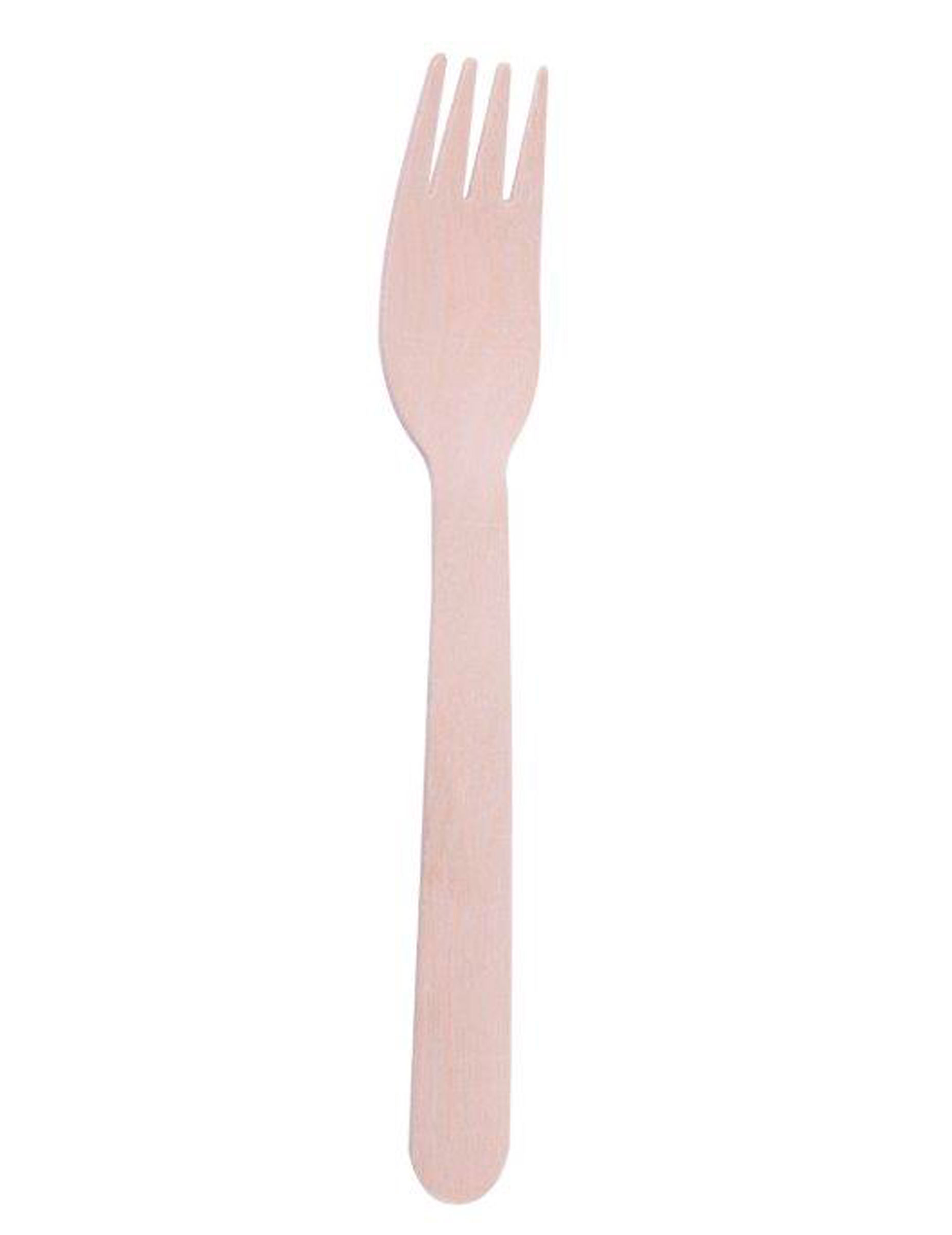 50 umweltfreundliche Holzgabeln 16 cm