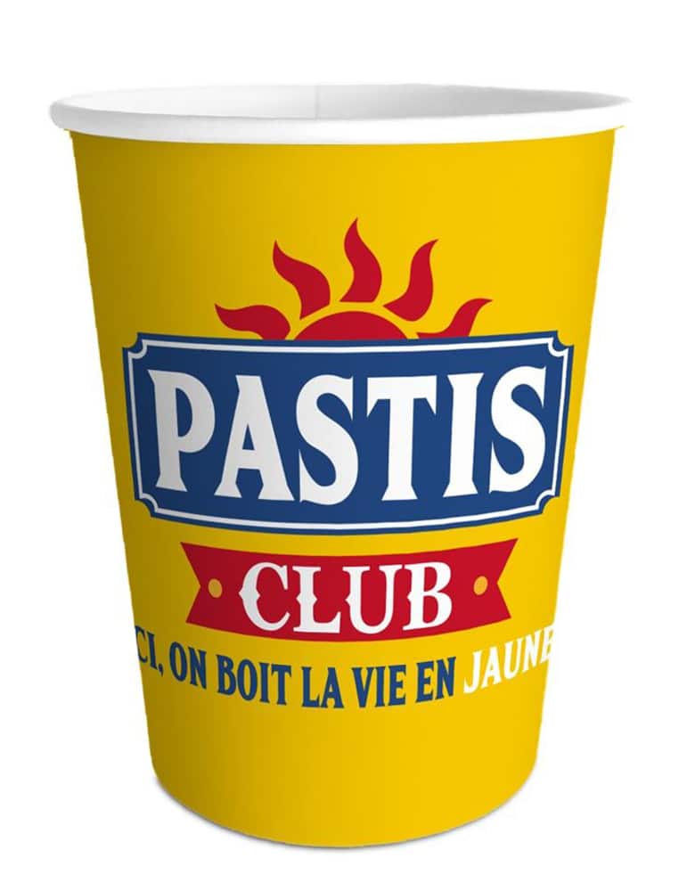 6 Aperitif-Becher Gelb