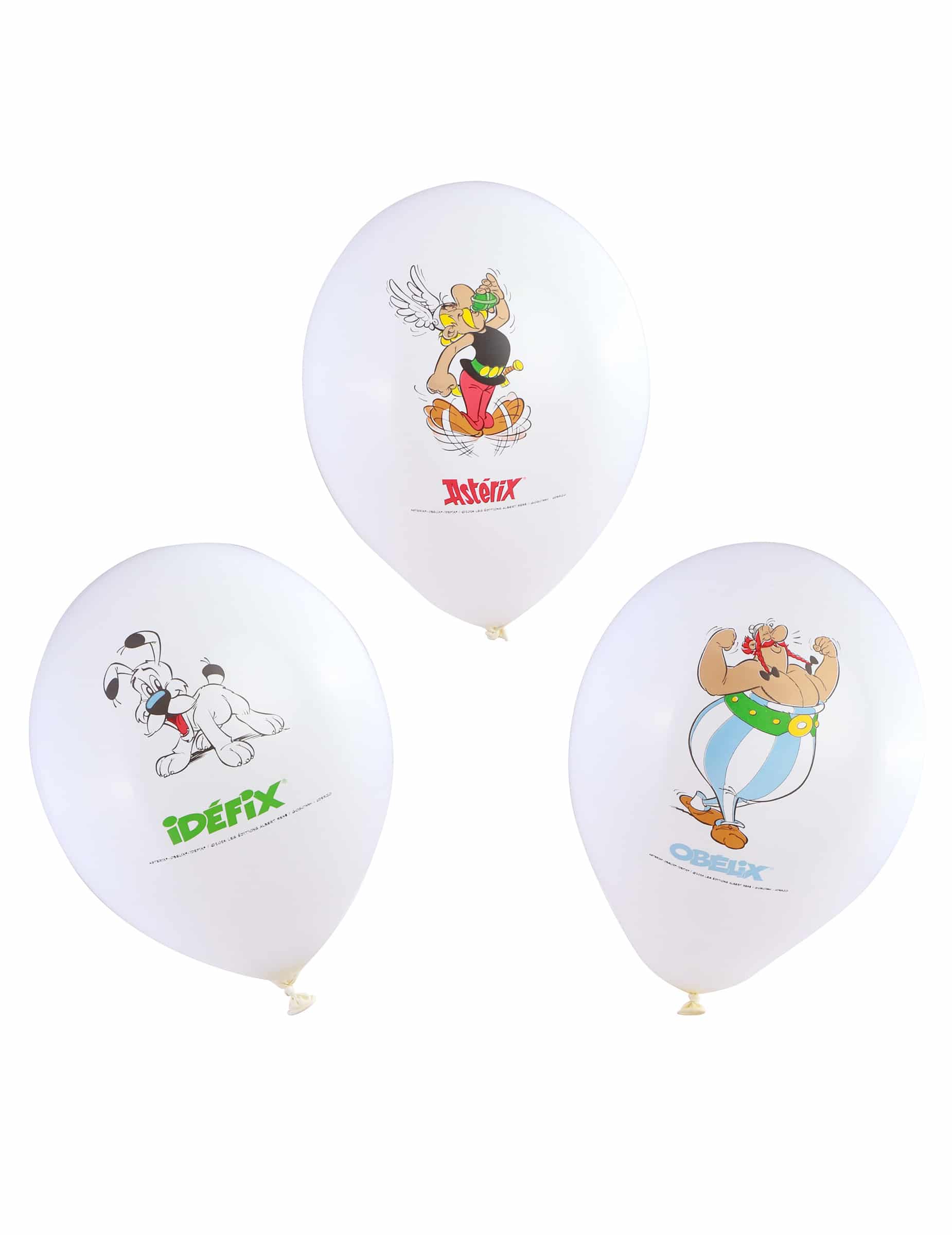 6 Asterix 27cm Latexballons