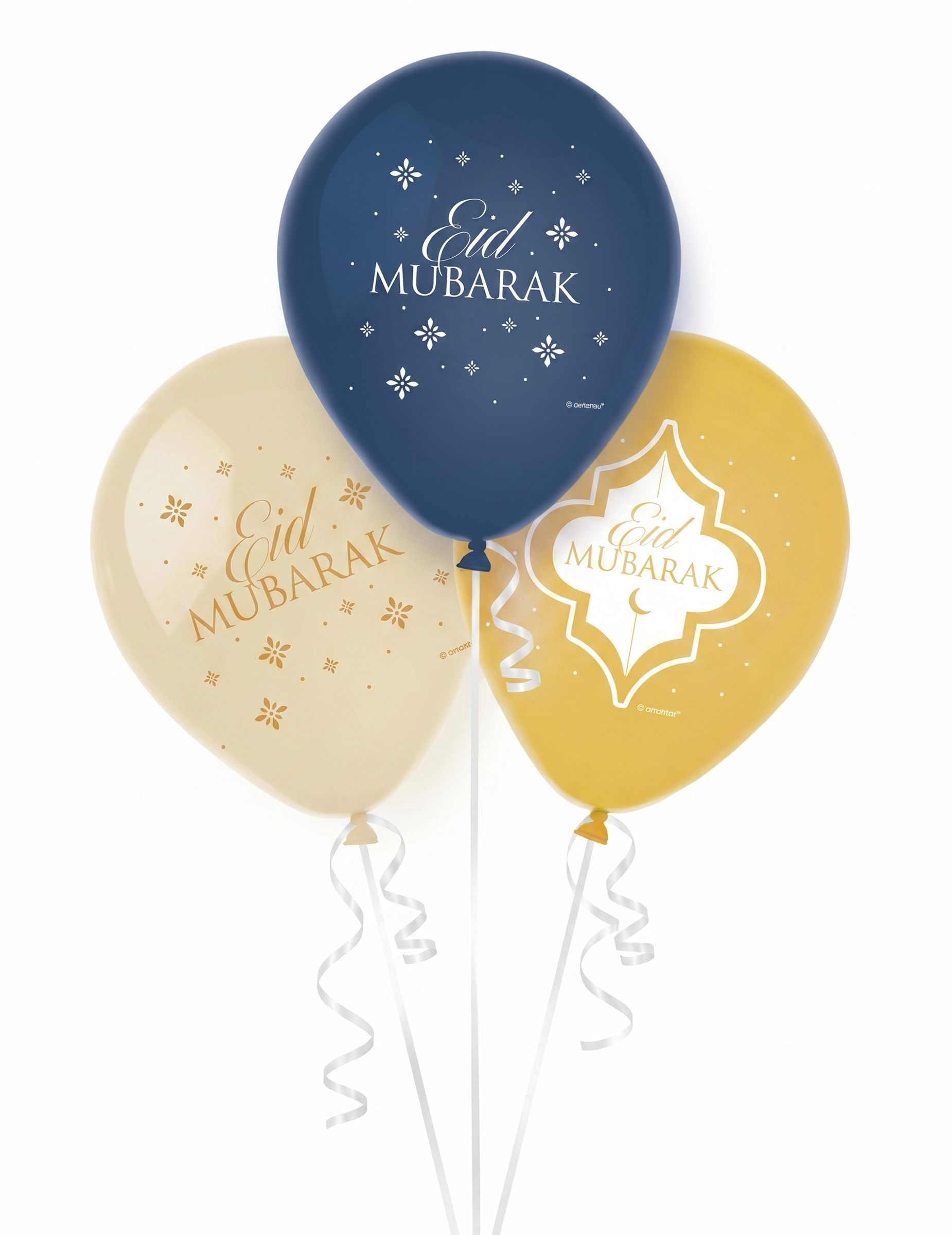 6 Eid Mubarak Latex-Ballons 27
