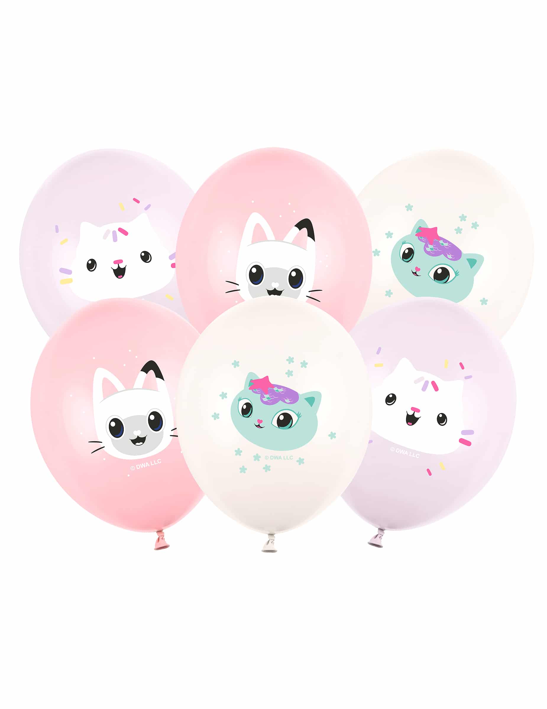 6 Gabbys Dollhouse Latexballons 30cm