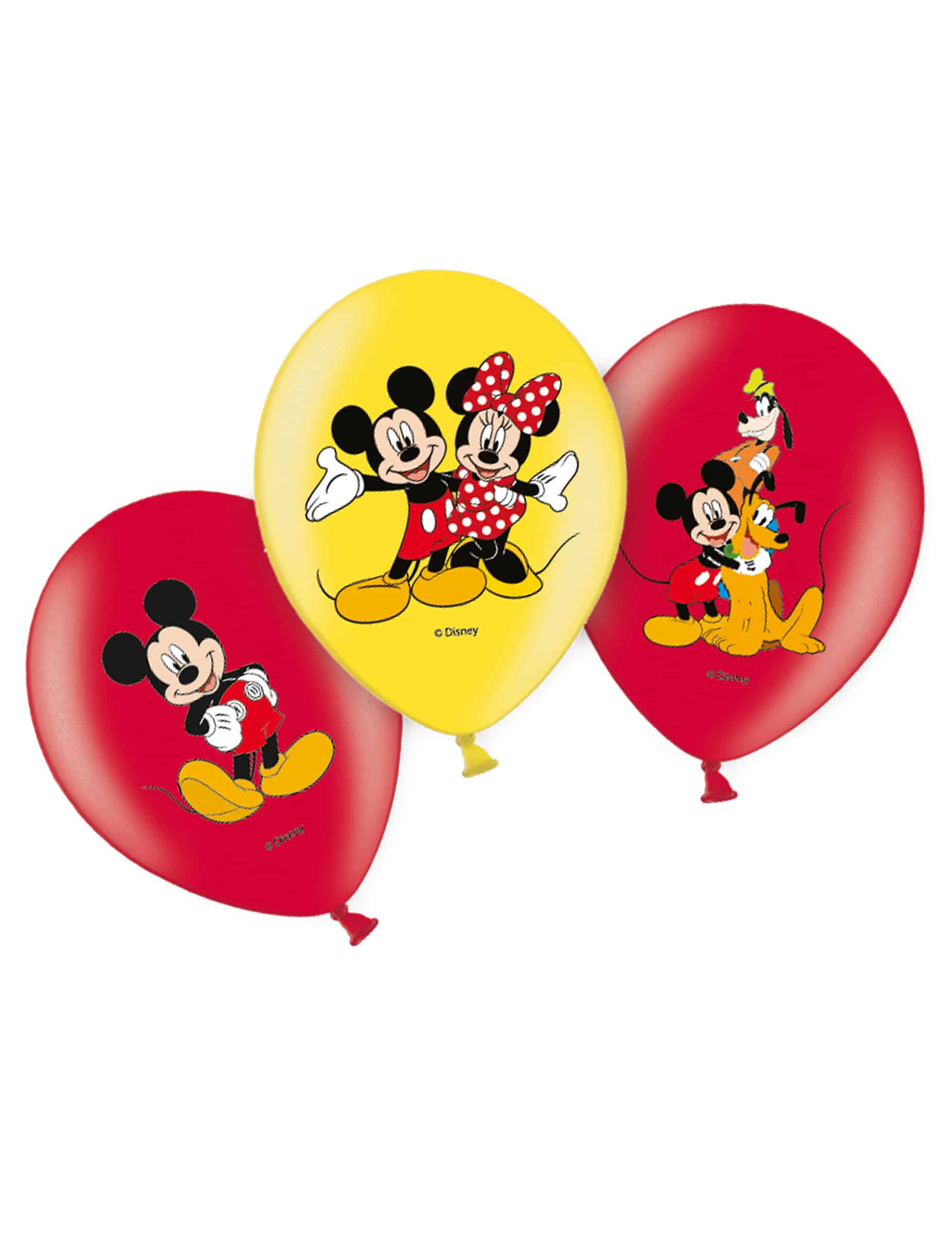 6 Mickey Latexballons