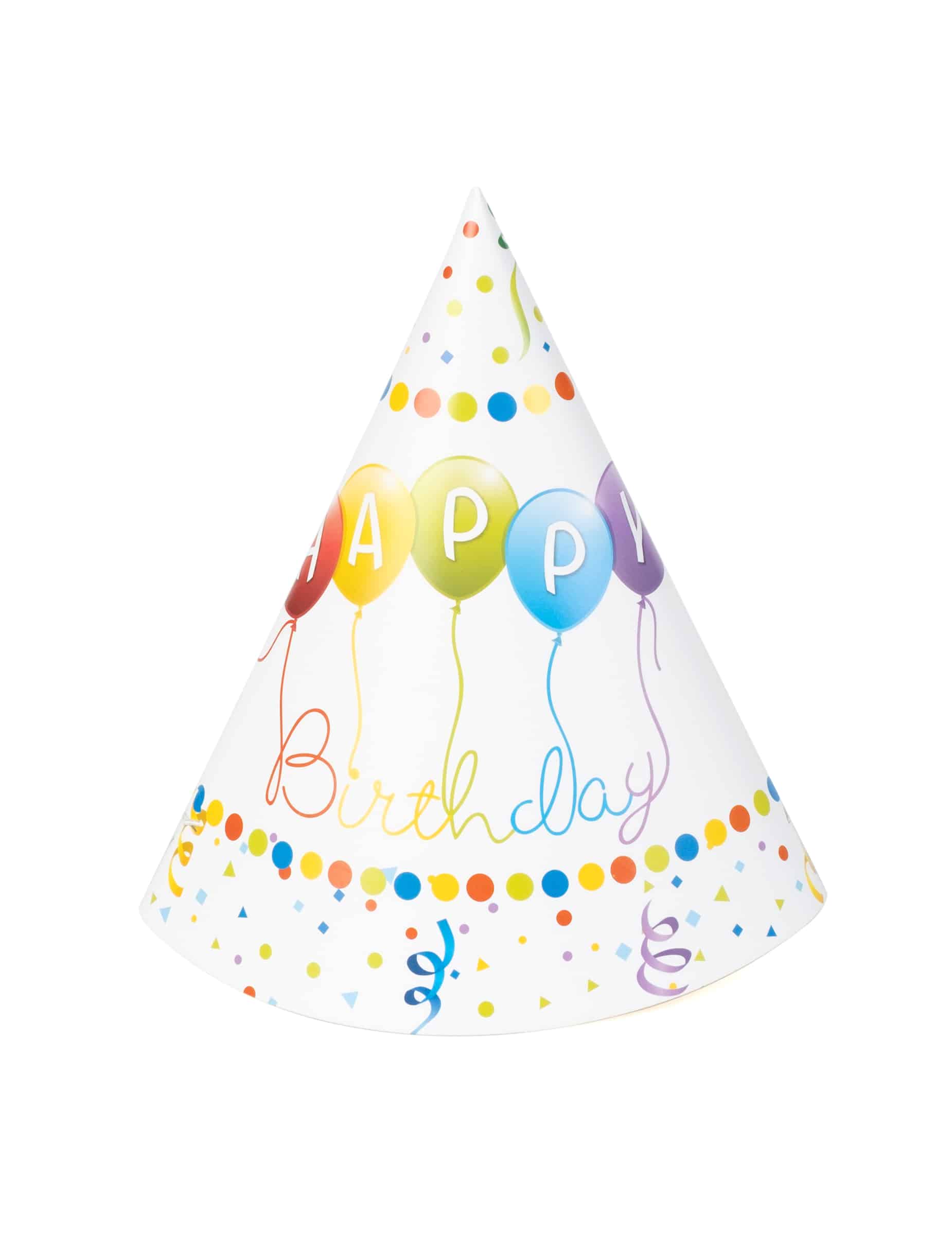 6 Partyhüte Happy Birthday