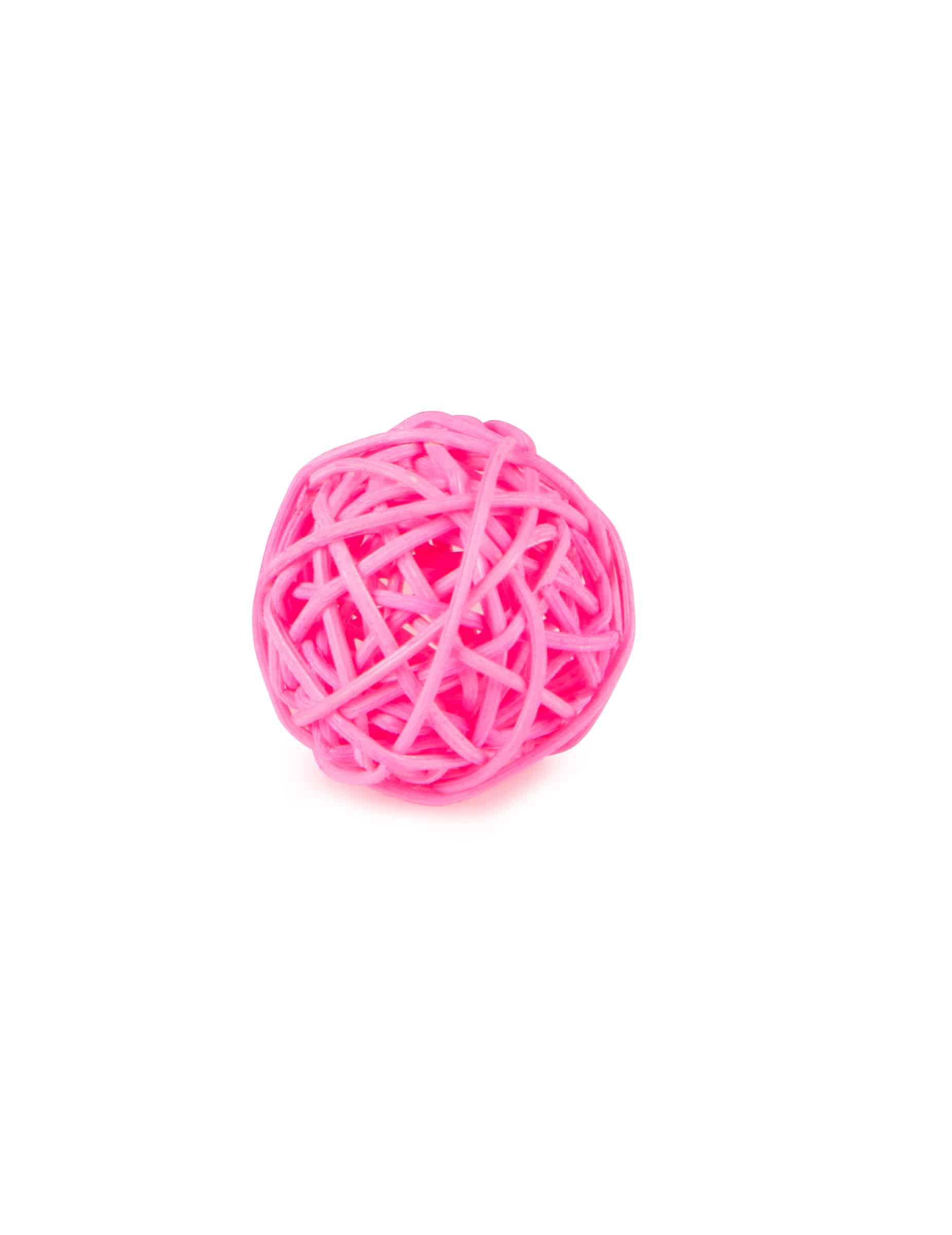 6 Rattan Kugeln Fuchsia 3