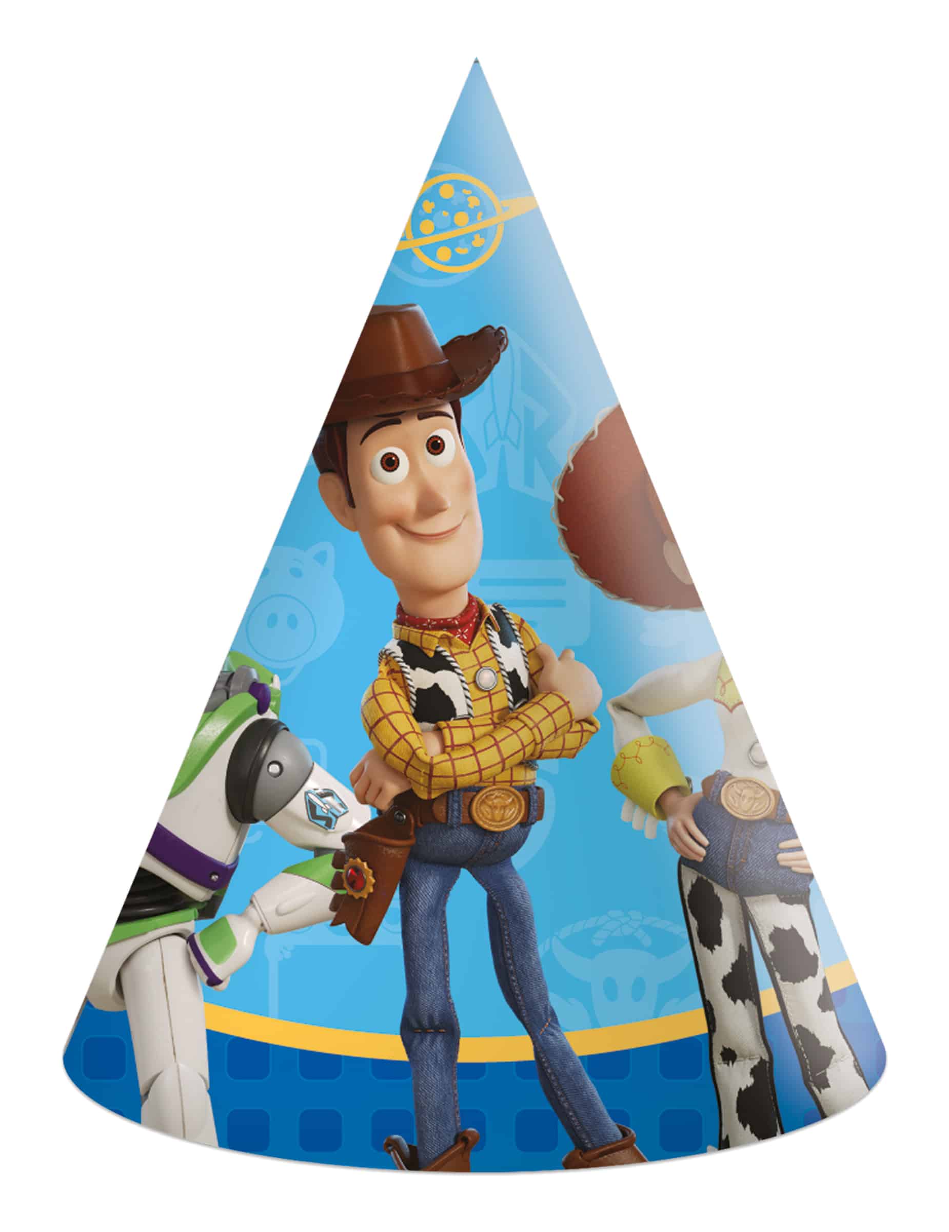 6 Toy Story 5 Partyhüte für Kindergeburtstage