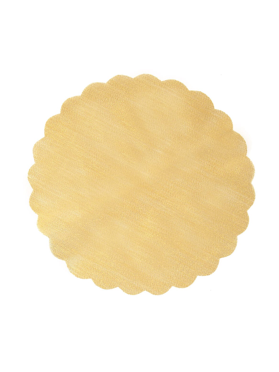 6 Tüllkreise Metallic Gold Gastgeschenke