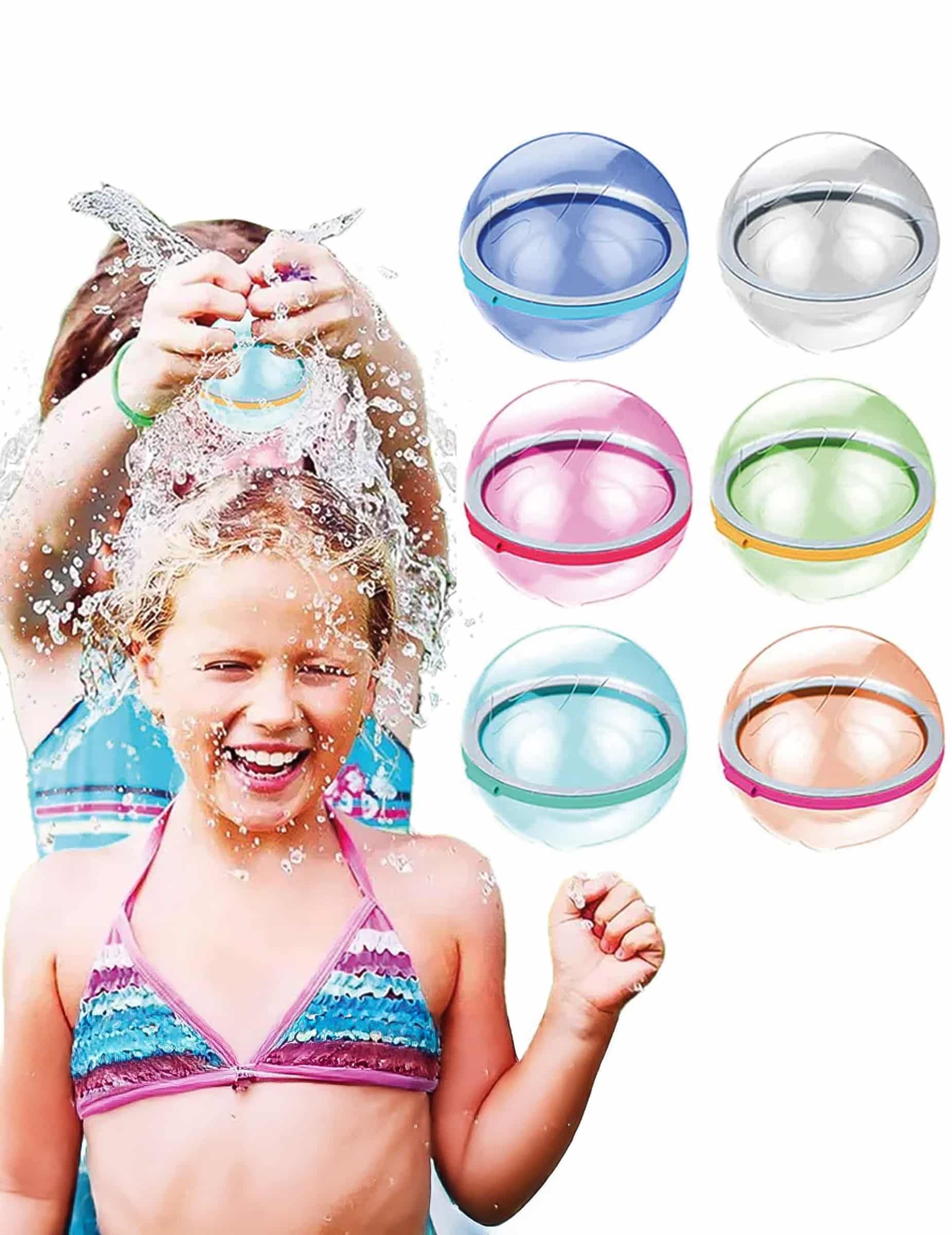 6 wiederverwendbare Wasserbomben für alle