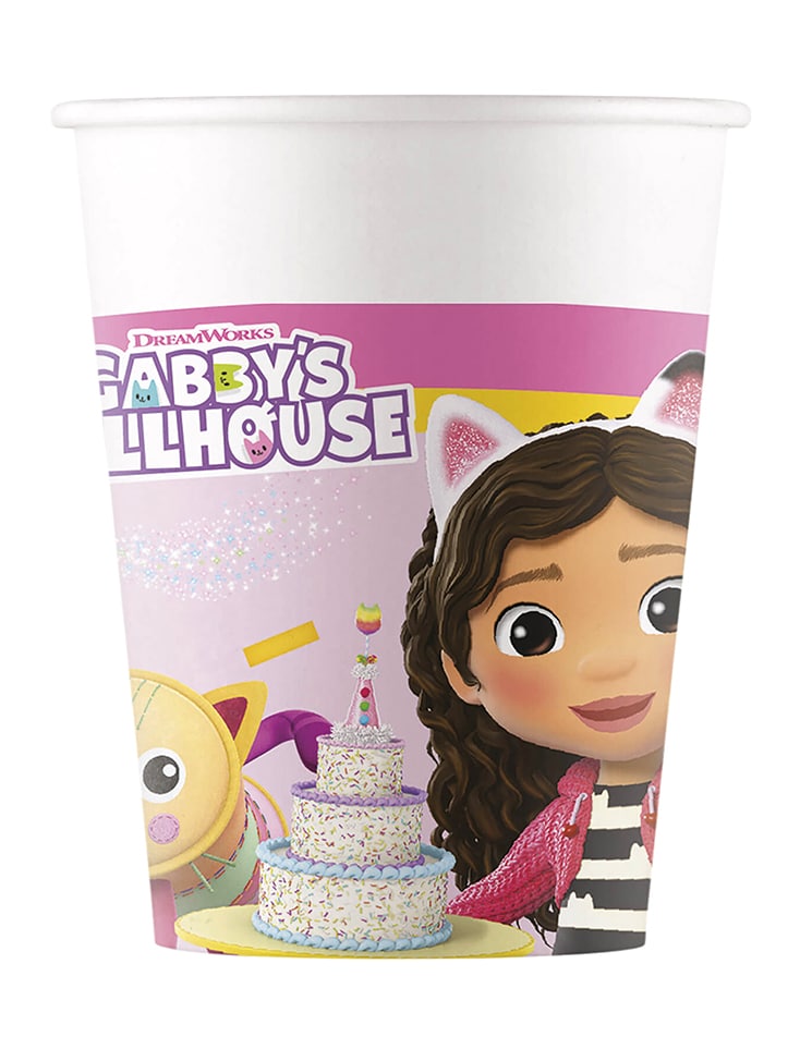 8 Becher Gabby's Dollhouse 200 ml