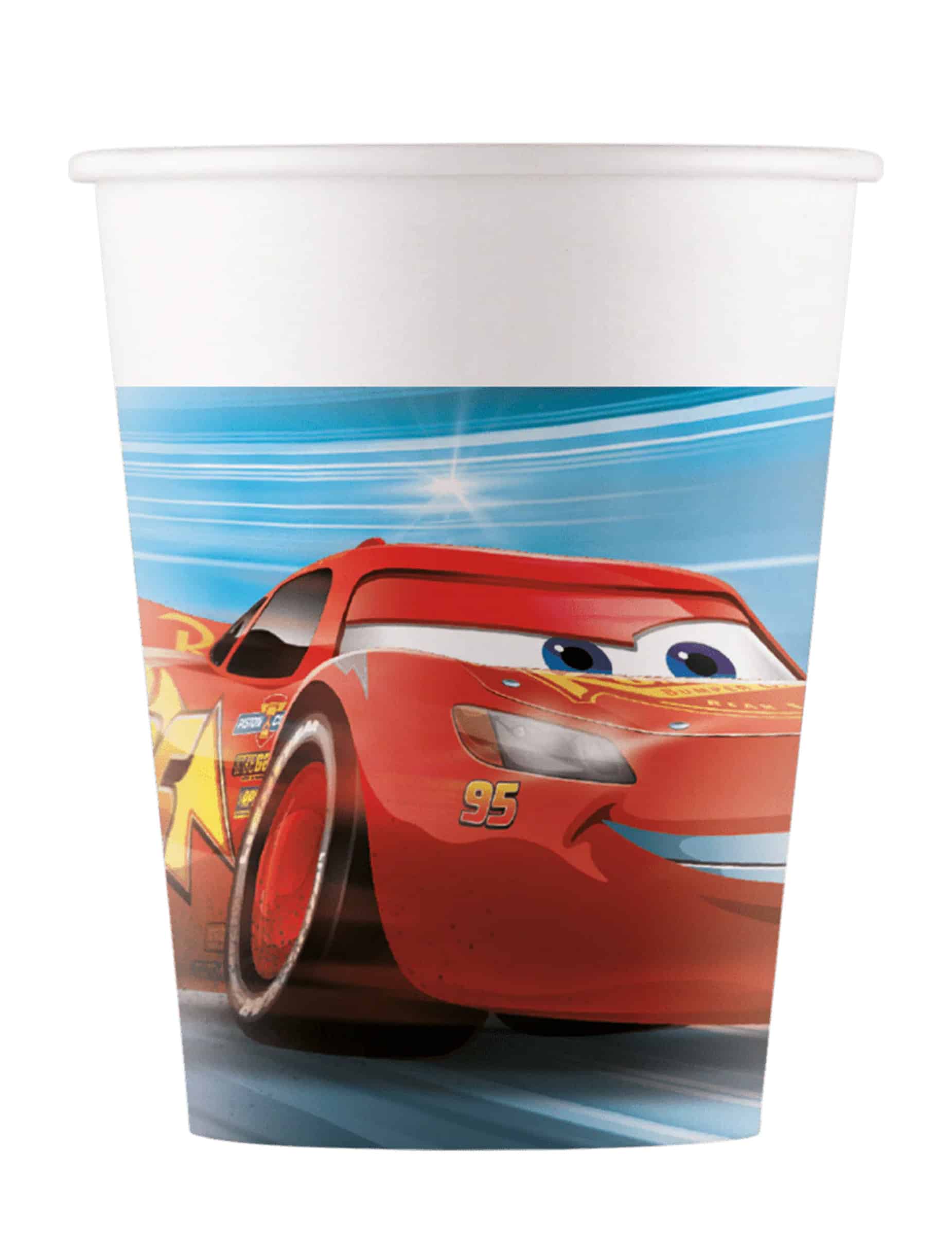 8 Cars Pappbecher 200 ml