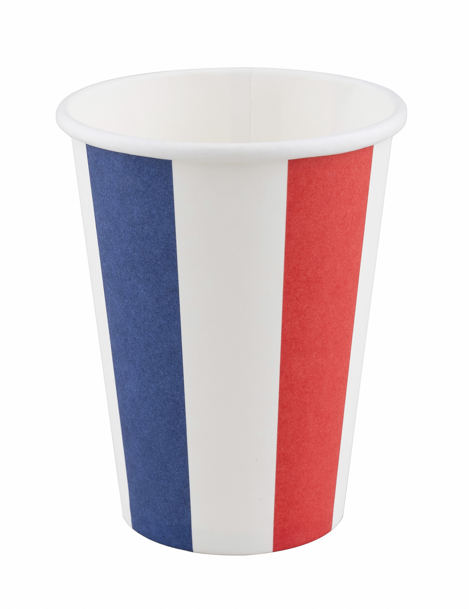 8 Frankreich Tassen blau weiß rot