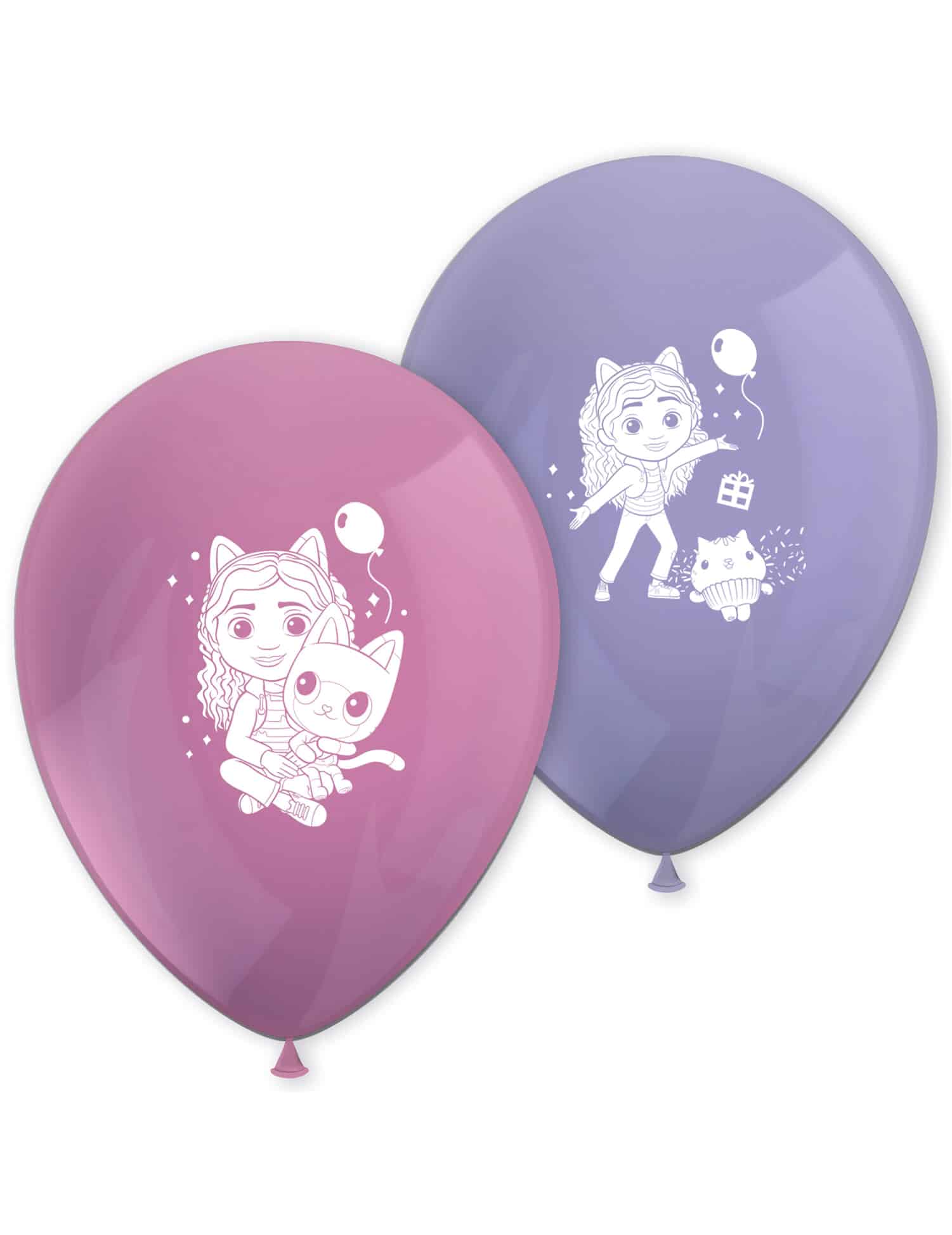8 Gabby's Dollhouse Ballons Latex