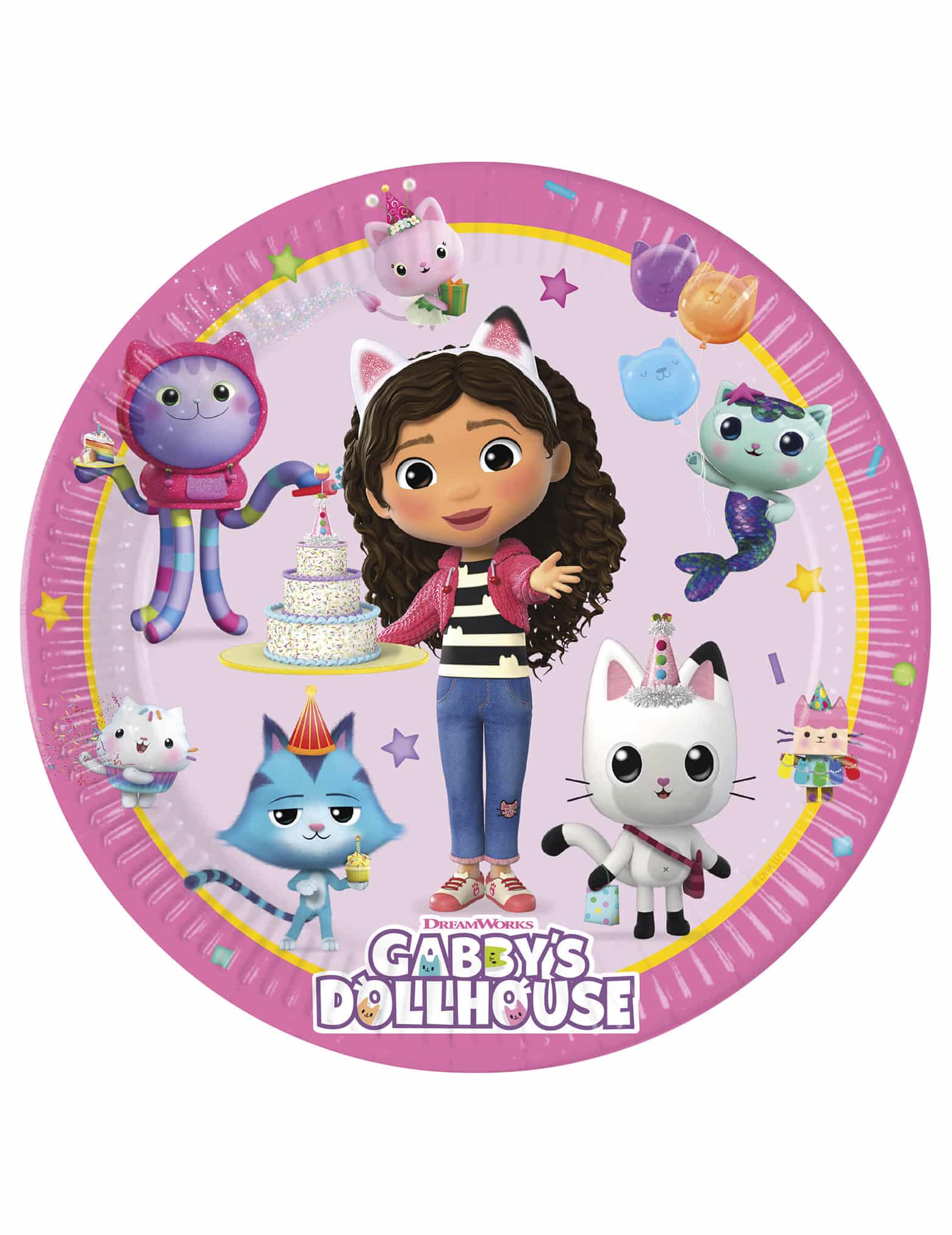 8 Gabby's Dollhouse Teller 23 cm