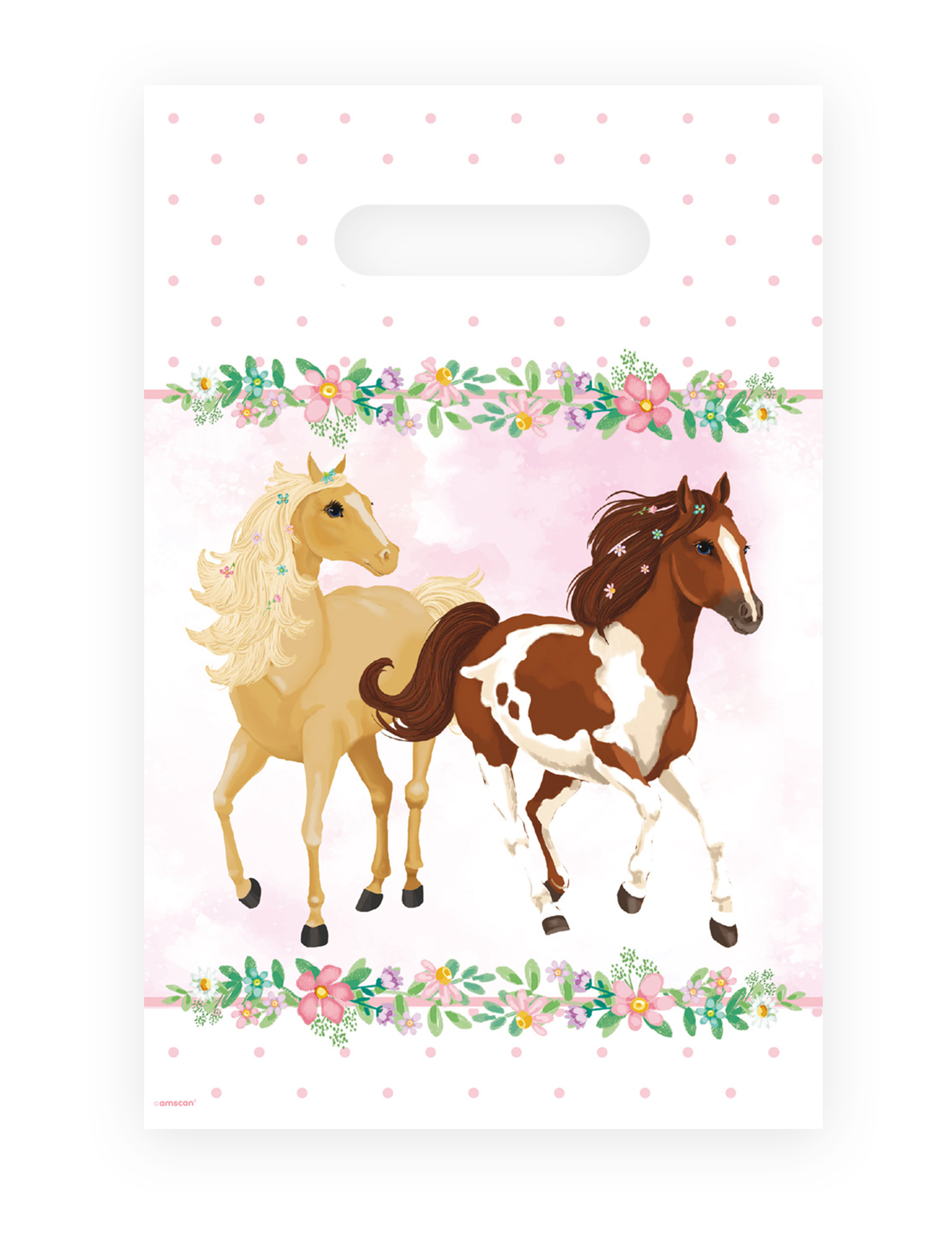 8 Geschenktüten Hübsches Pferd 23 x 16 cm Reitsport Geburtstag