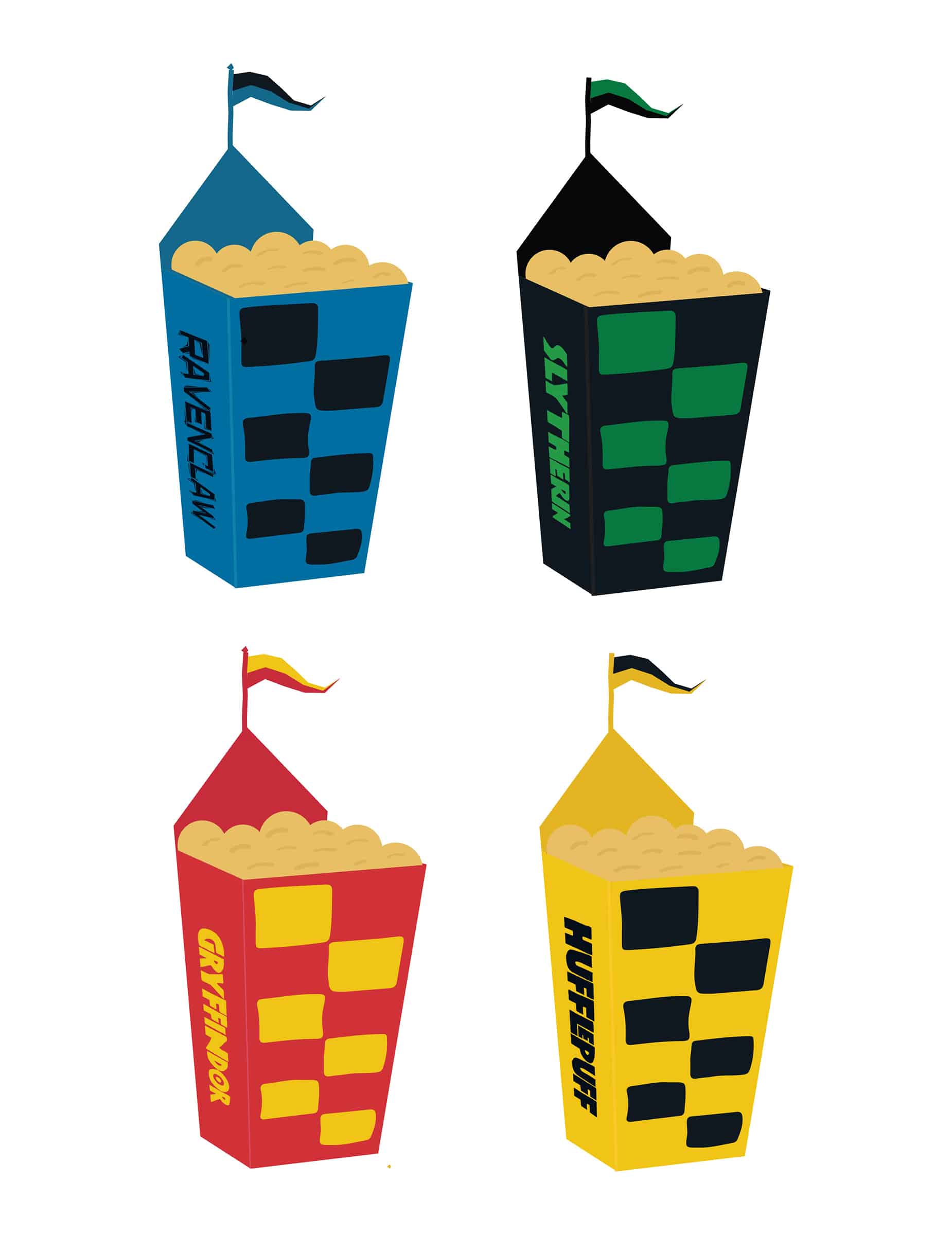 8 Harry Potter Quidditch Snackboxen