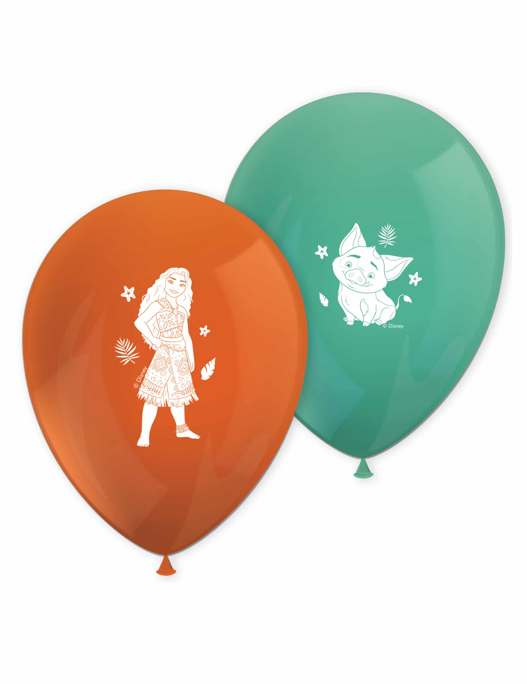 8 Latexballons Vaiana 2