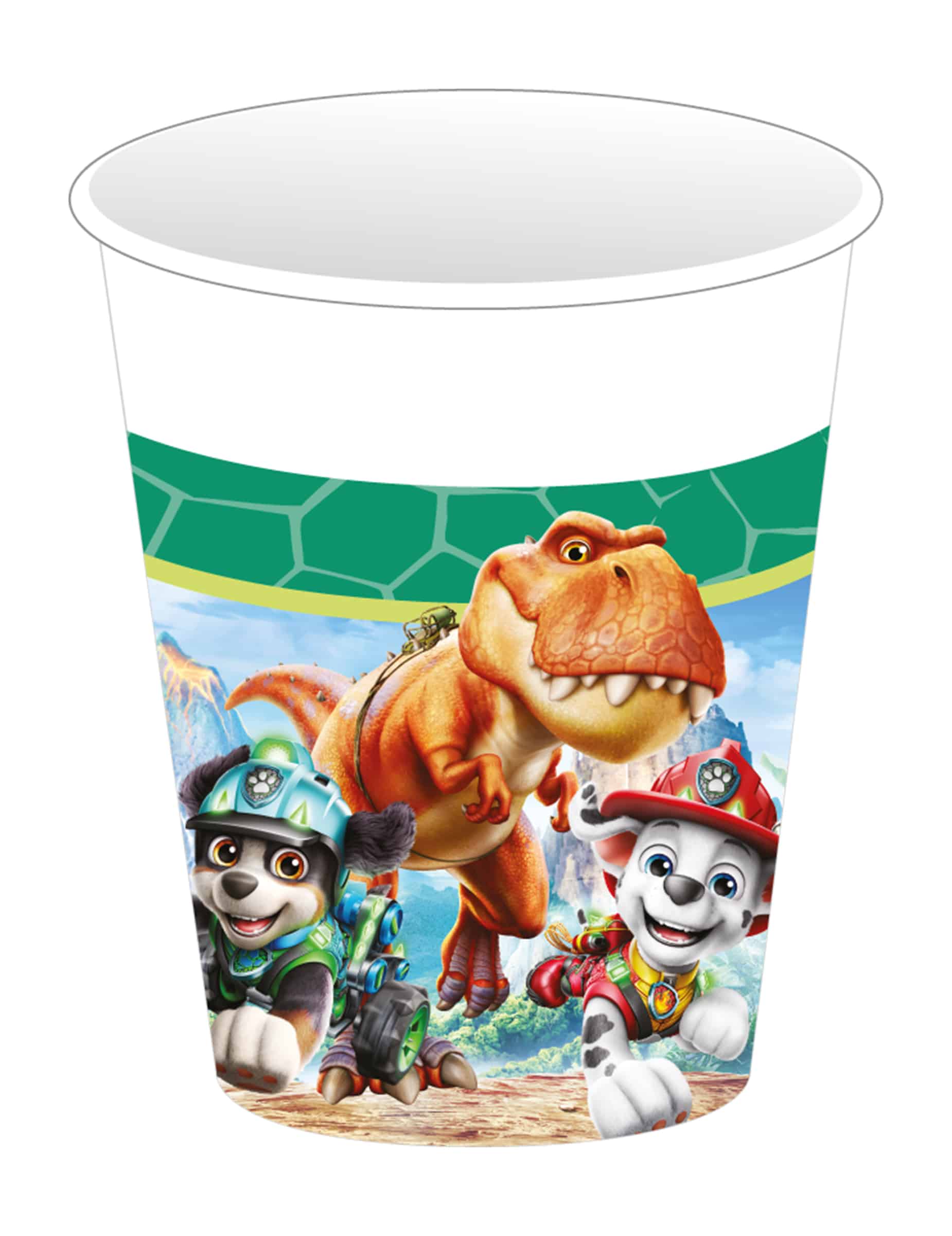 8 PAW Patrol Dino Movie Pappbecher 200 ml
