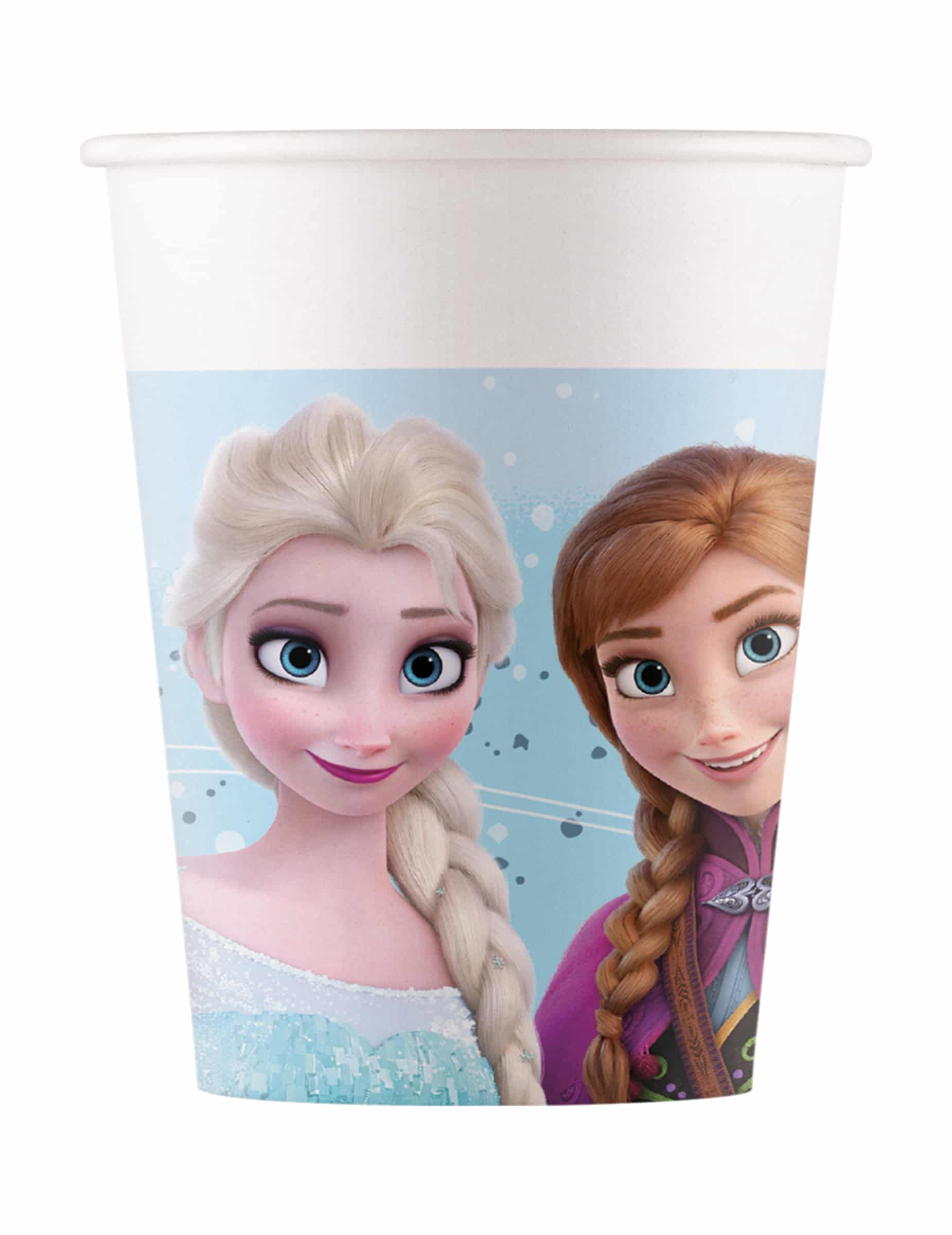8 Pappbecher Die Eiskönigin Frozen Idyllic Wonder 200 ml