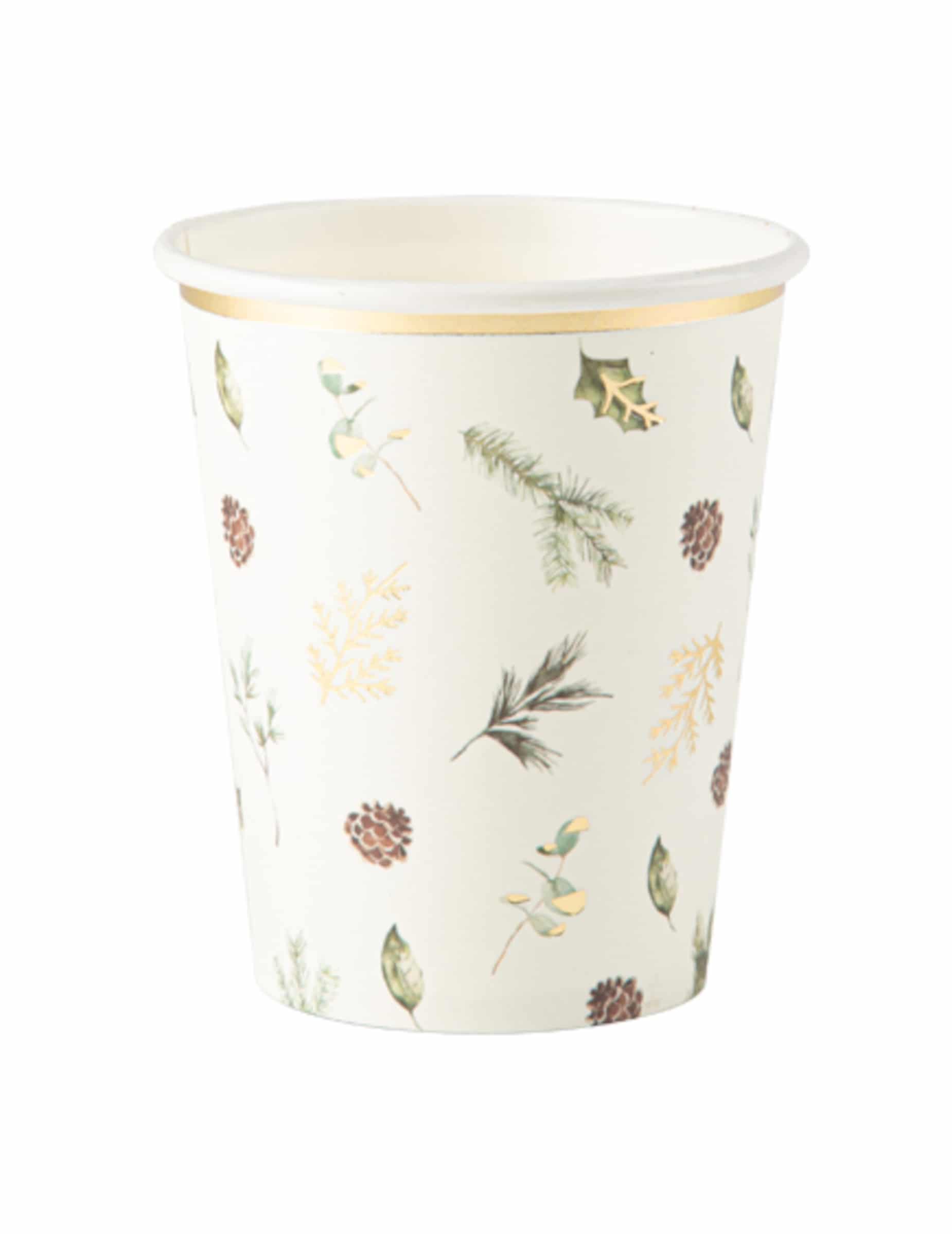 8 Pappbecher Zauberwald 255ml
