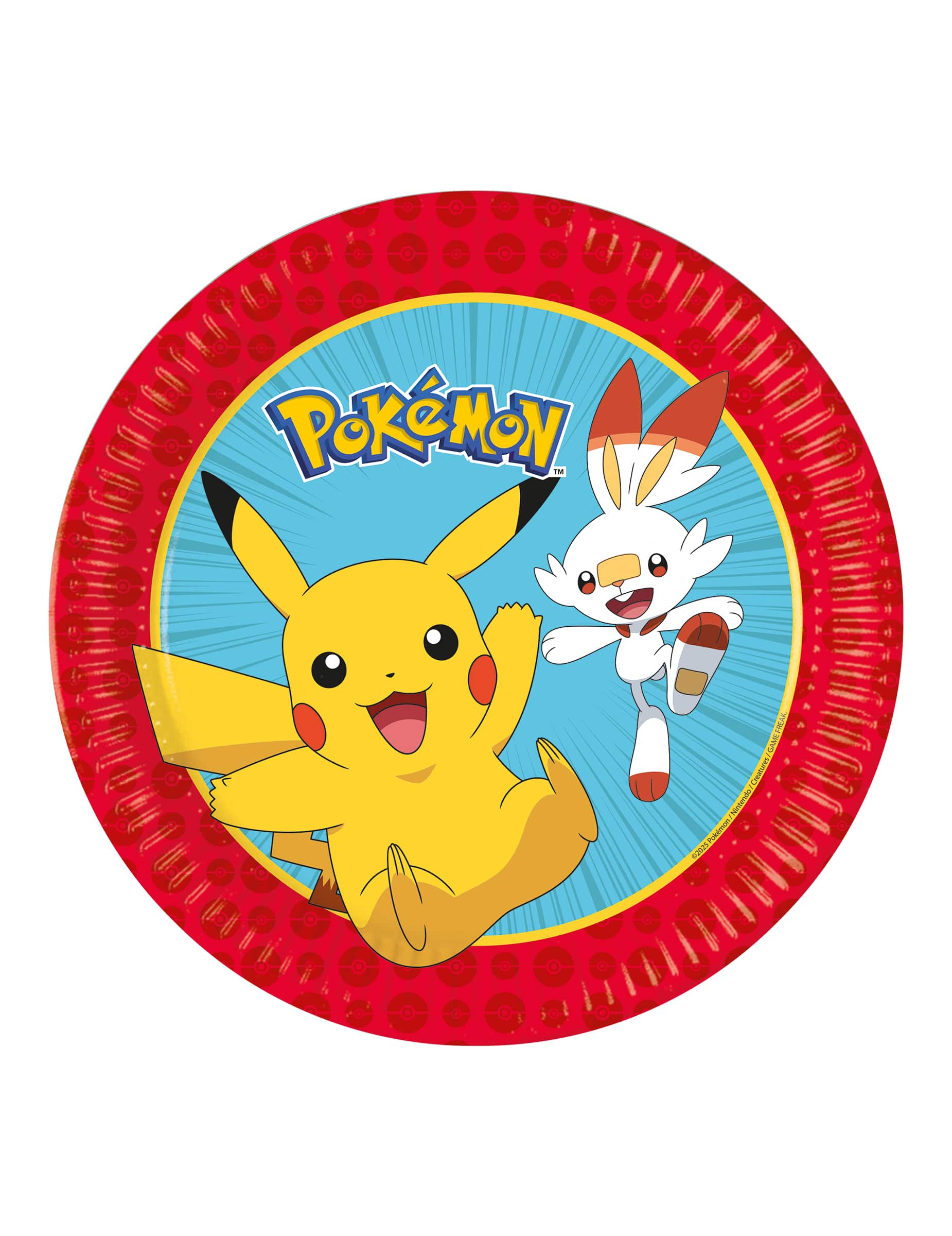 8 Pappteller Pokémon Next Gen 23 cm