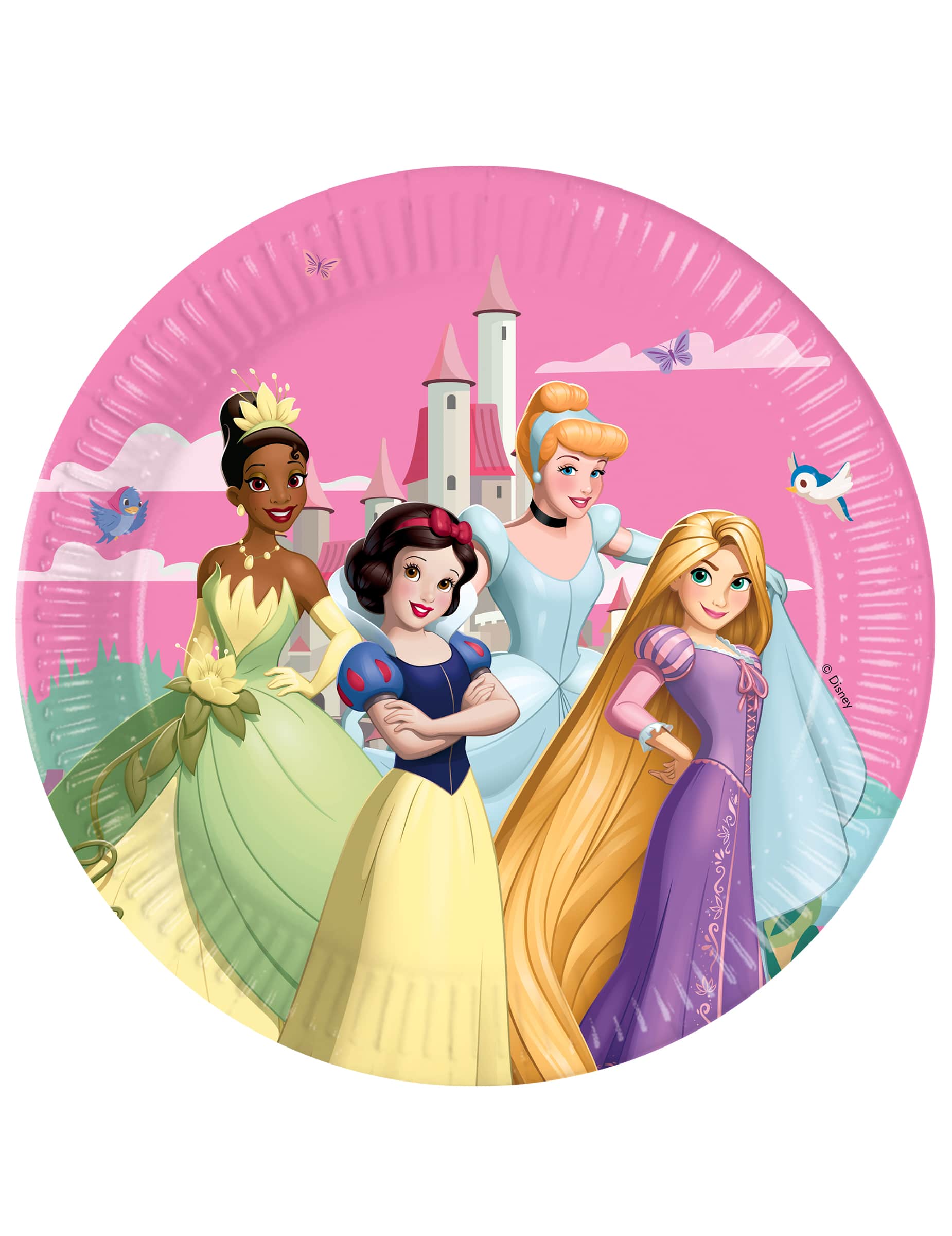 8 Pappteller Princesses Disney 23 cm