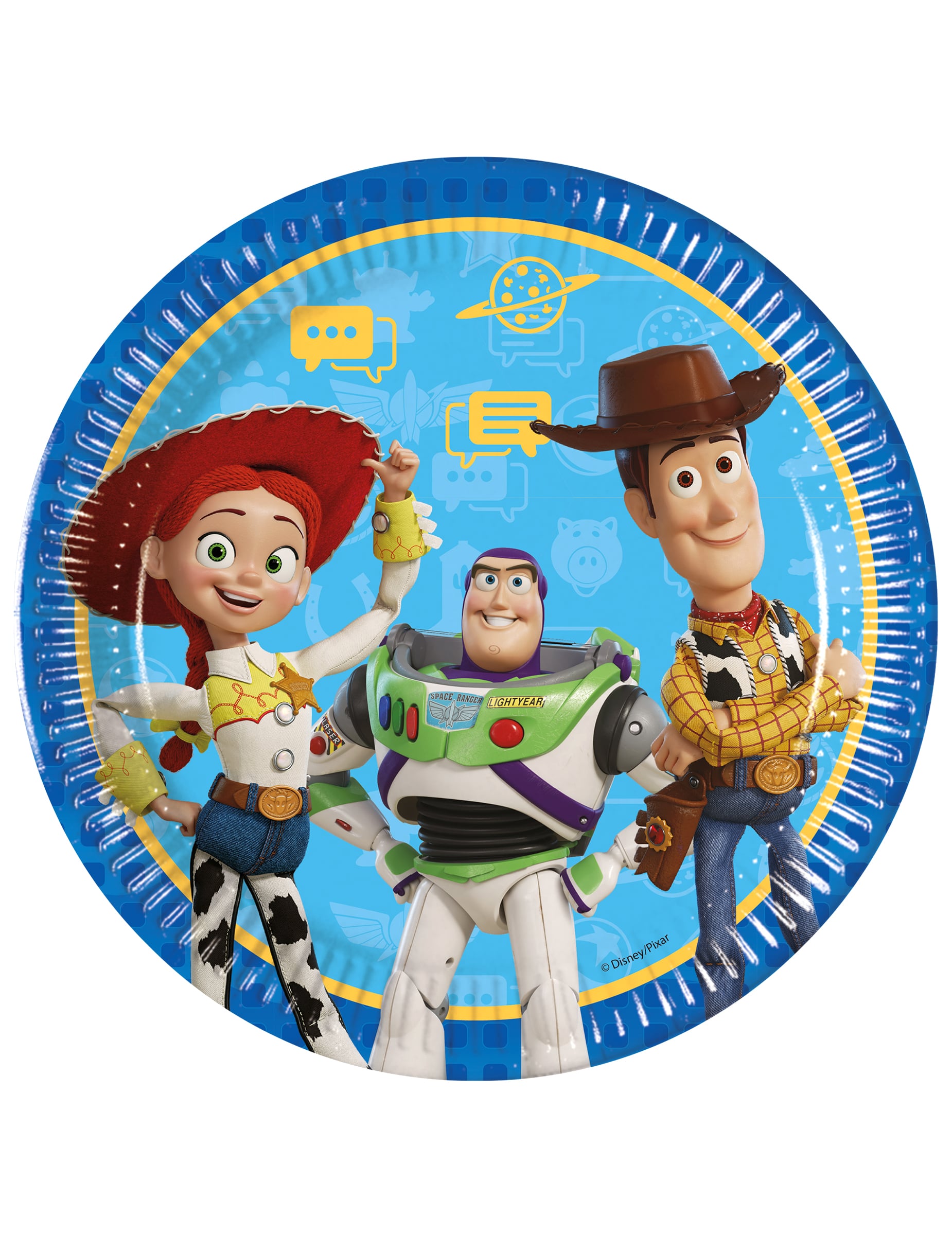 8 Pappteller Toy Story 5 23 cm