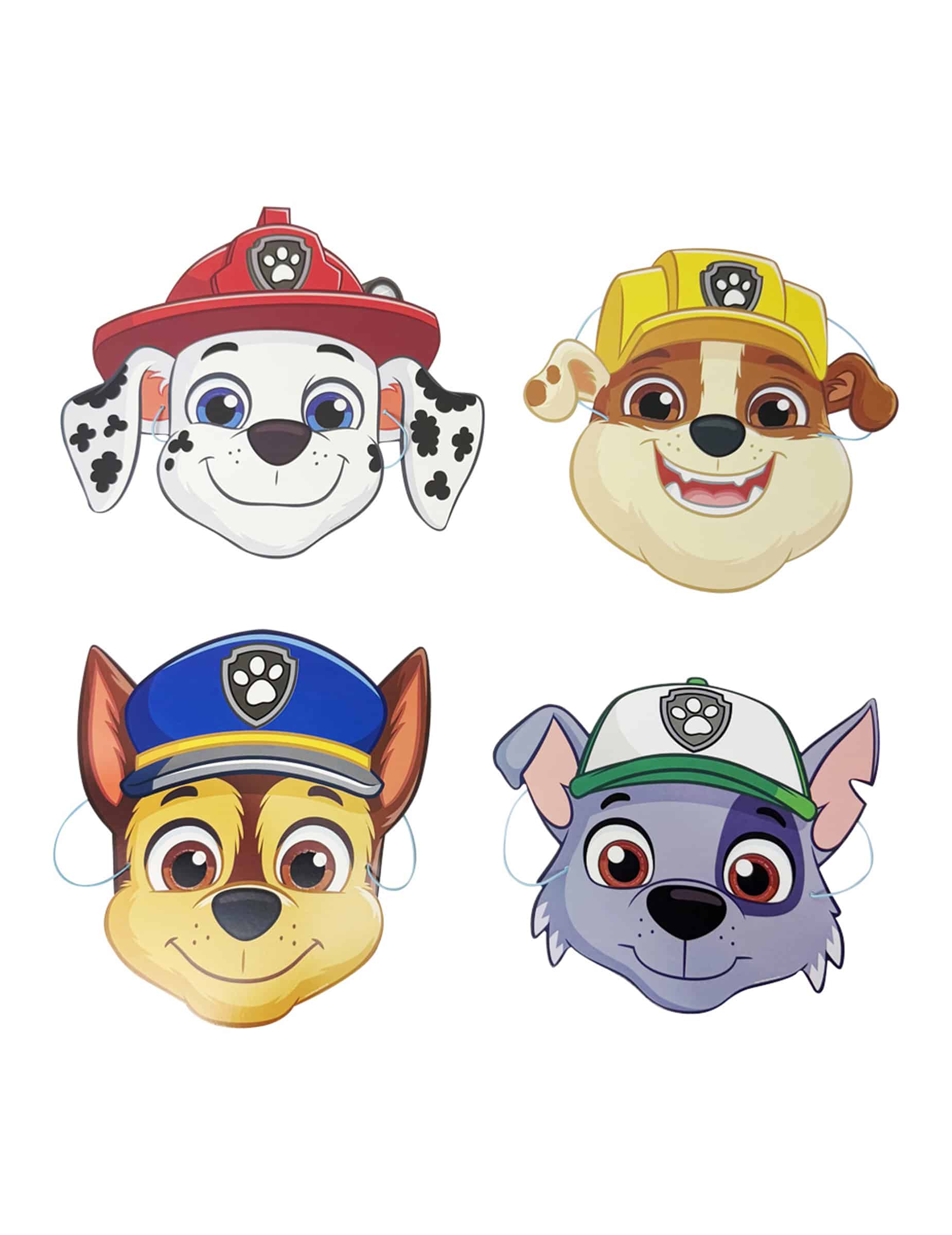 8 Paw Patrol Papiermasken
