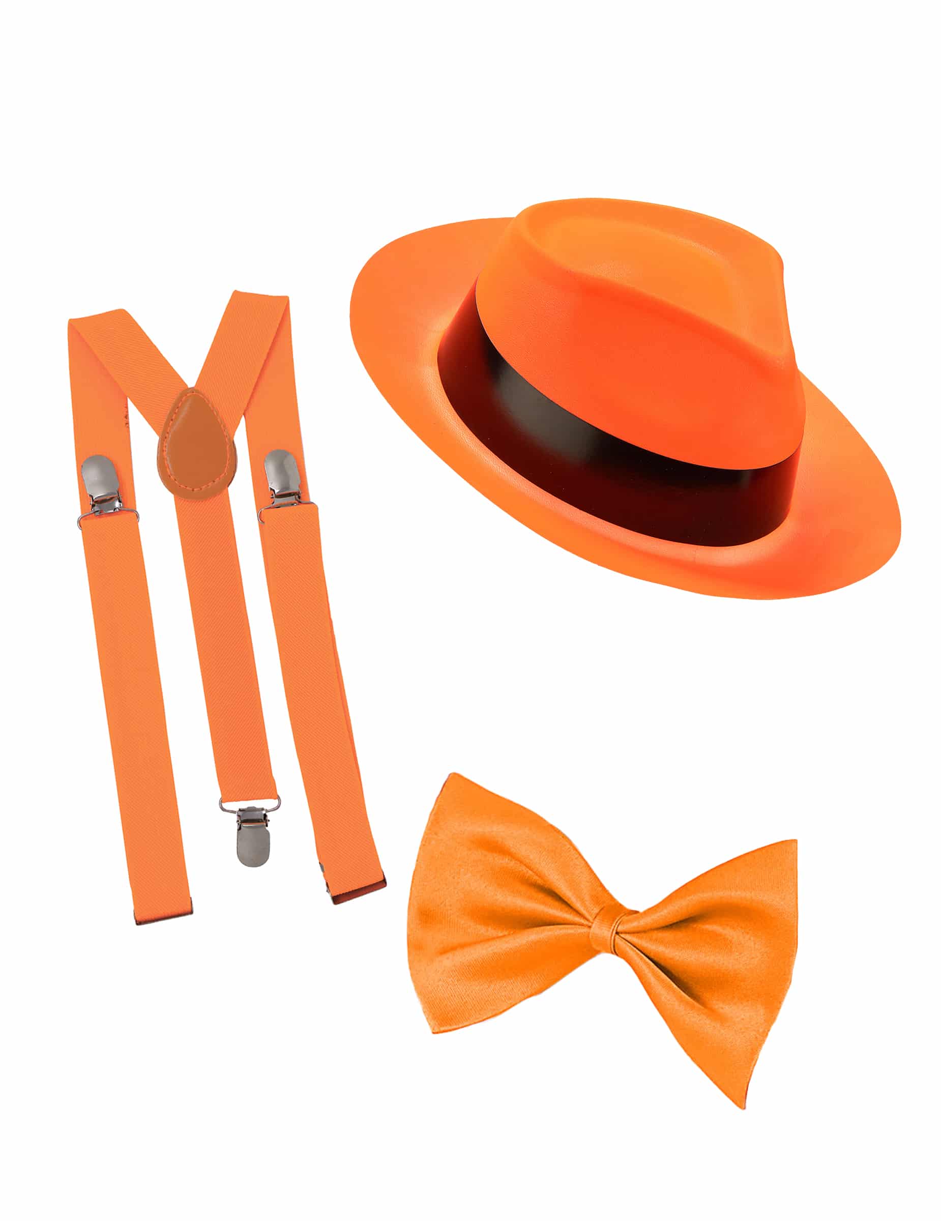Accessoire Set Orange für Erwachsene