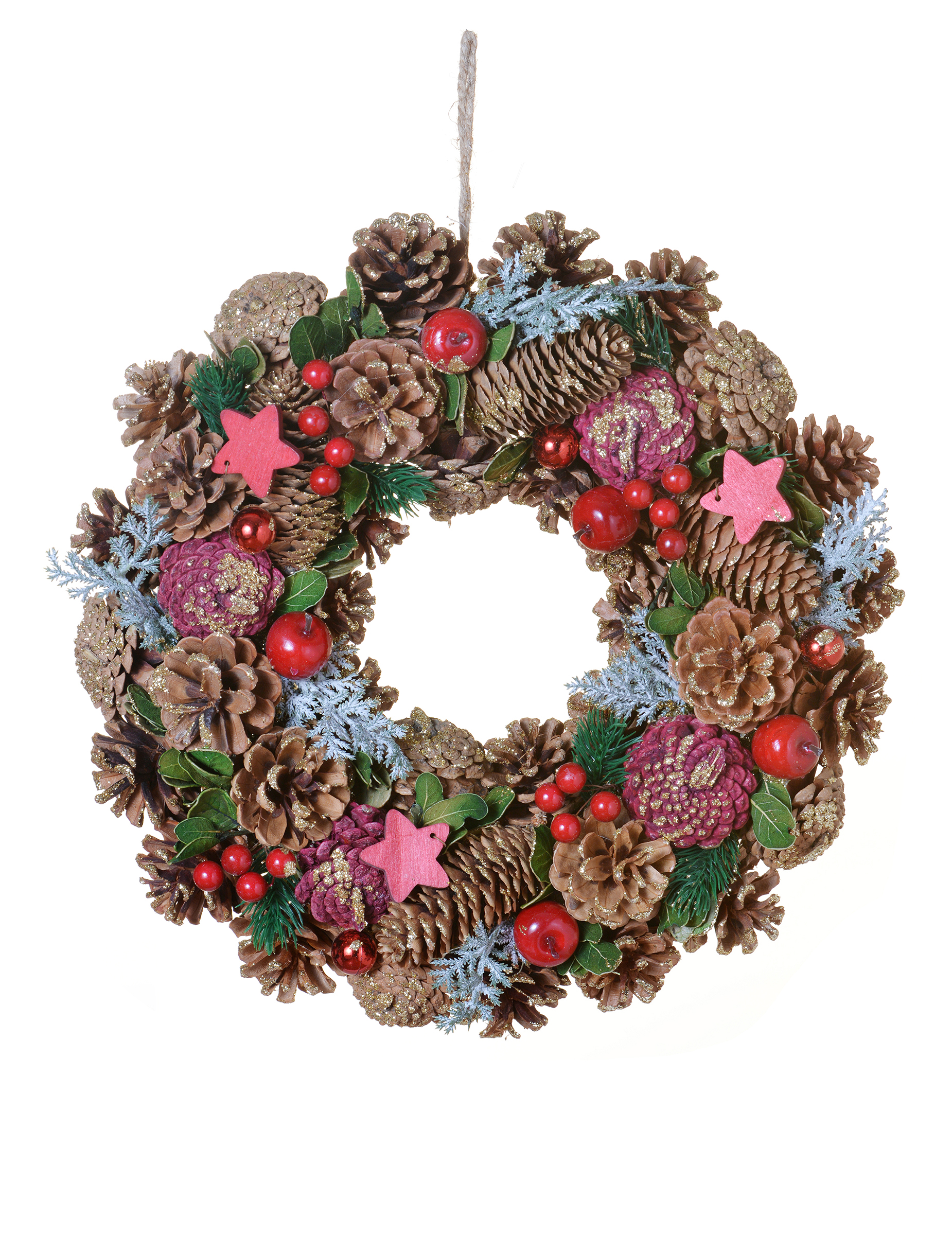 Adventskranz Sternenhimmel Weihnachts-Deko bunt 35 cm