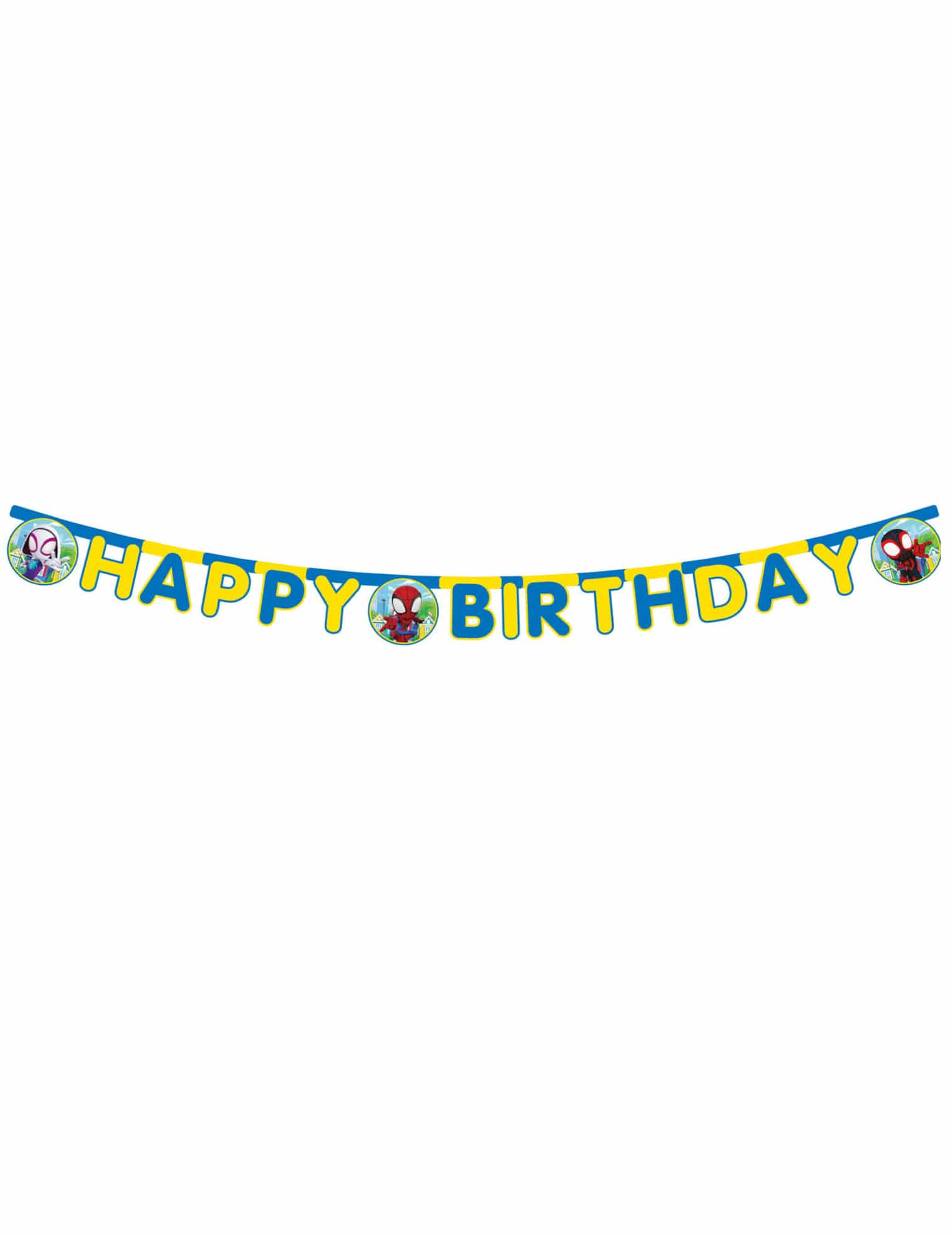 Alles gute zum Geburtstag Spidey und seine Freunde Girlande