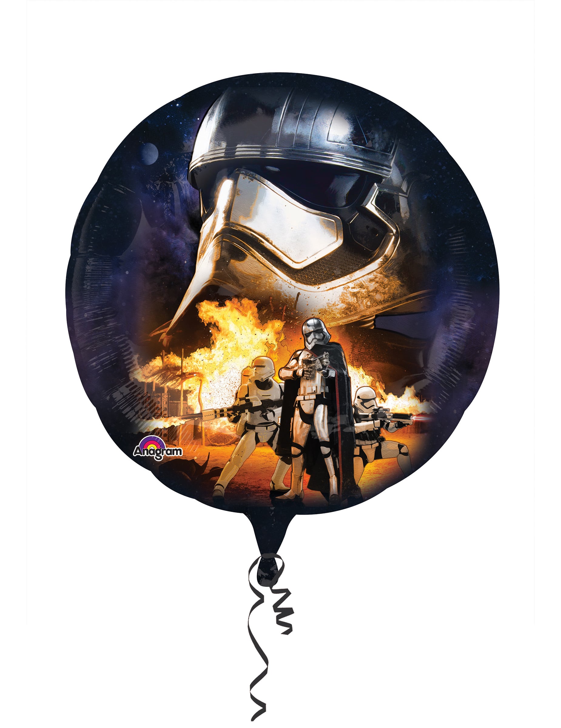 Alu-Luftballon rund Star Wars VII - Dunkle Seite der Macht Dekoration Lizenzartikel mehrfarbig 81 cm
