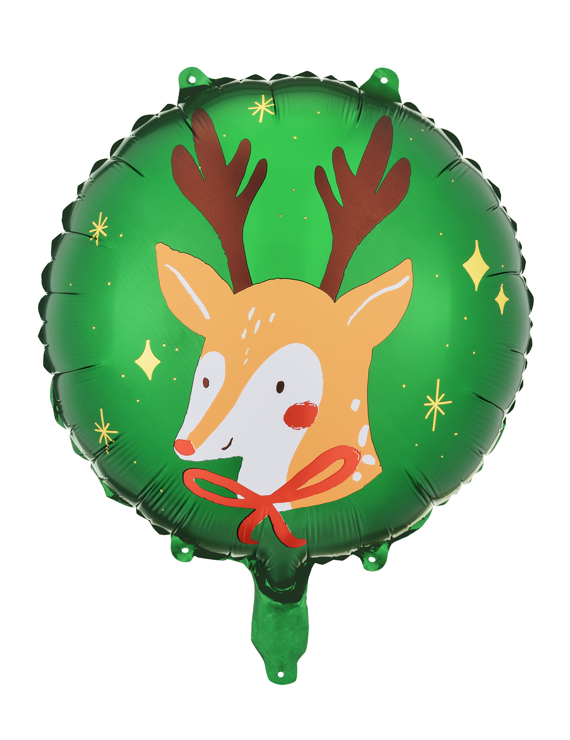 Aluminium Ballon Weihnachten Grün 45cm