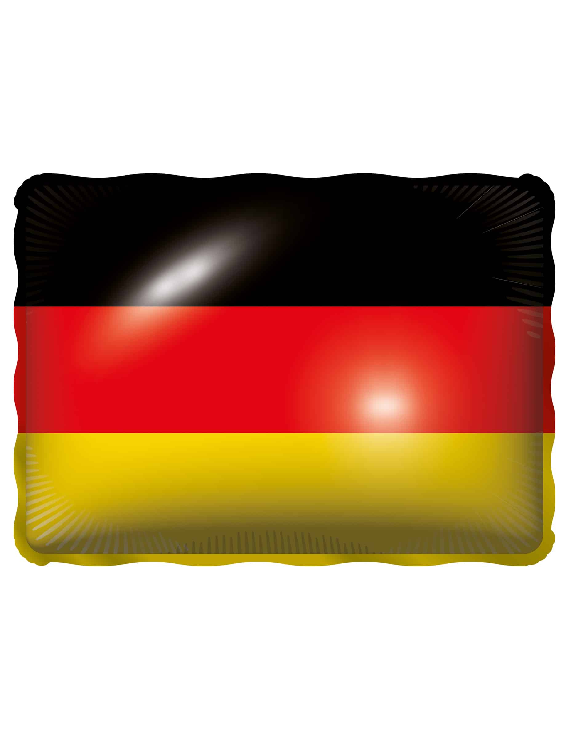 Aluminiumballon Deutschland Flagge 32 x 45 cm