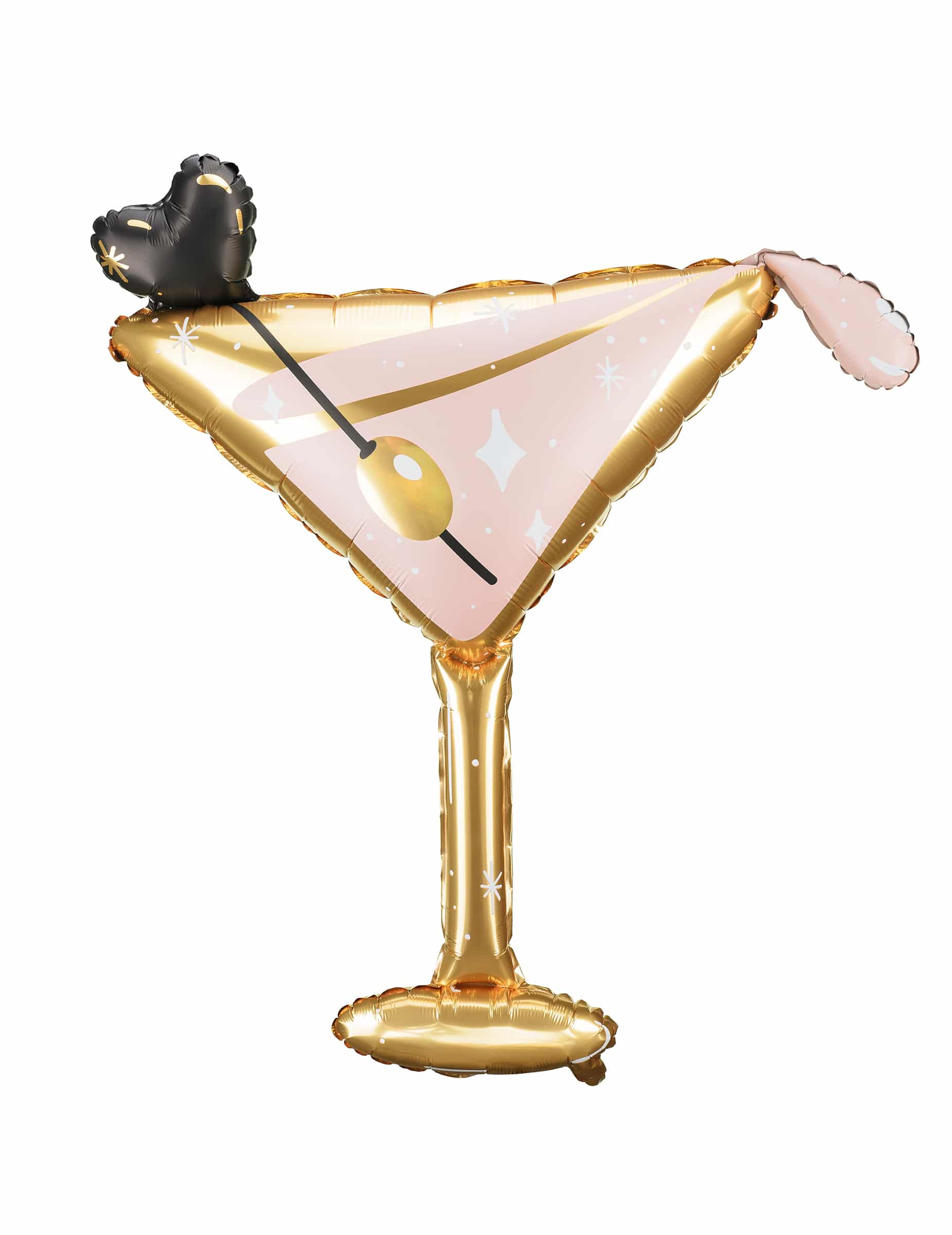 Aluminiumballon Martini Glas 12