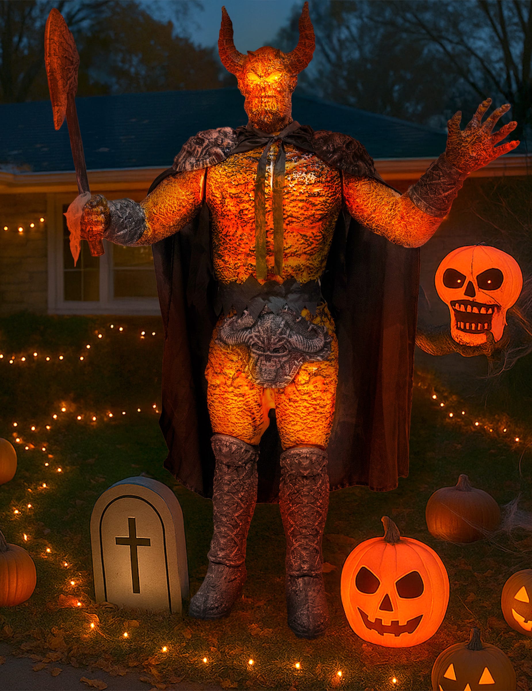 Animatronic Dämonenkönig für Halloween