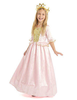 Anmutige Prinzessin Kinderkostüm Fee rosa