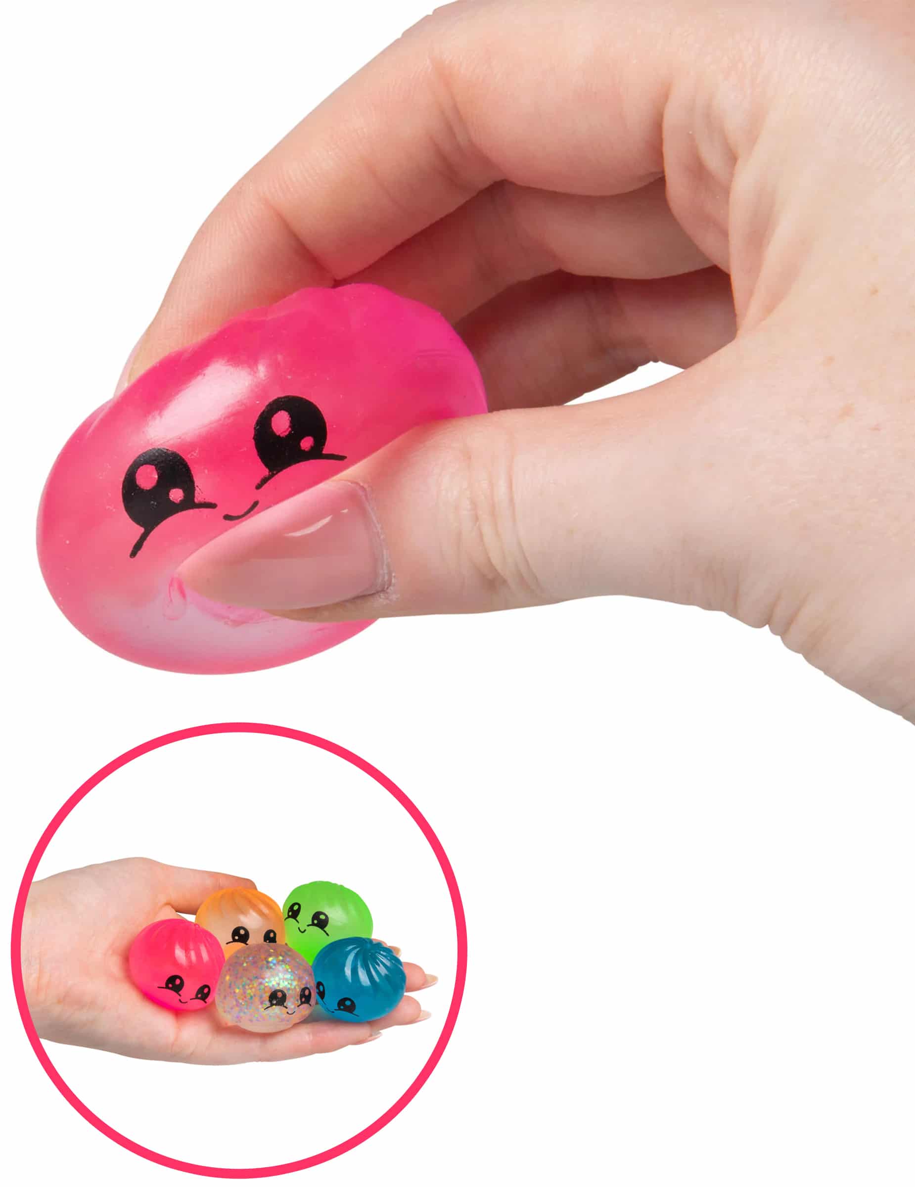Anti Stress Ball Bao S Scrunchems pink