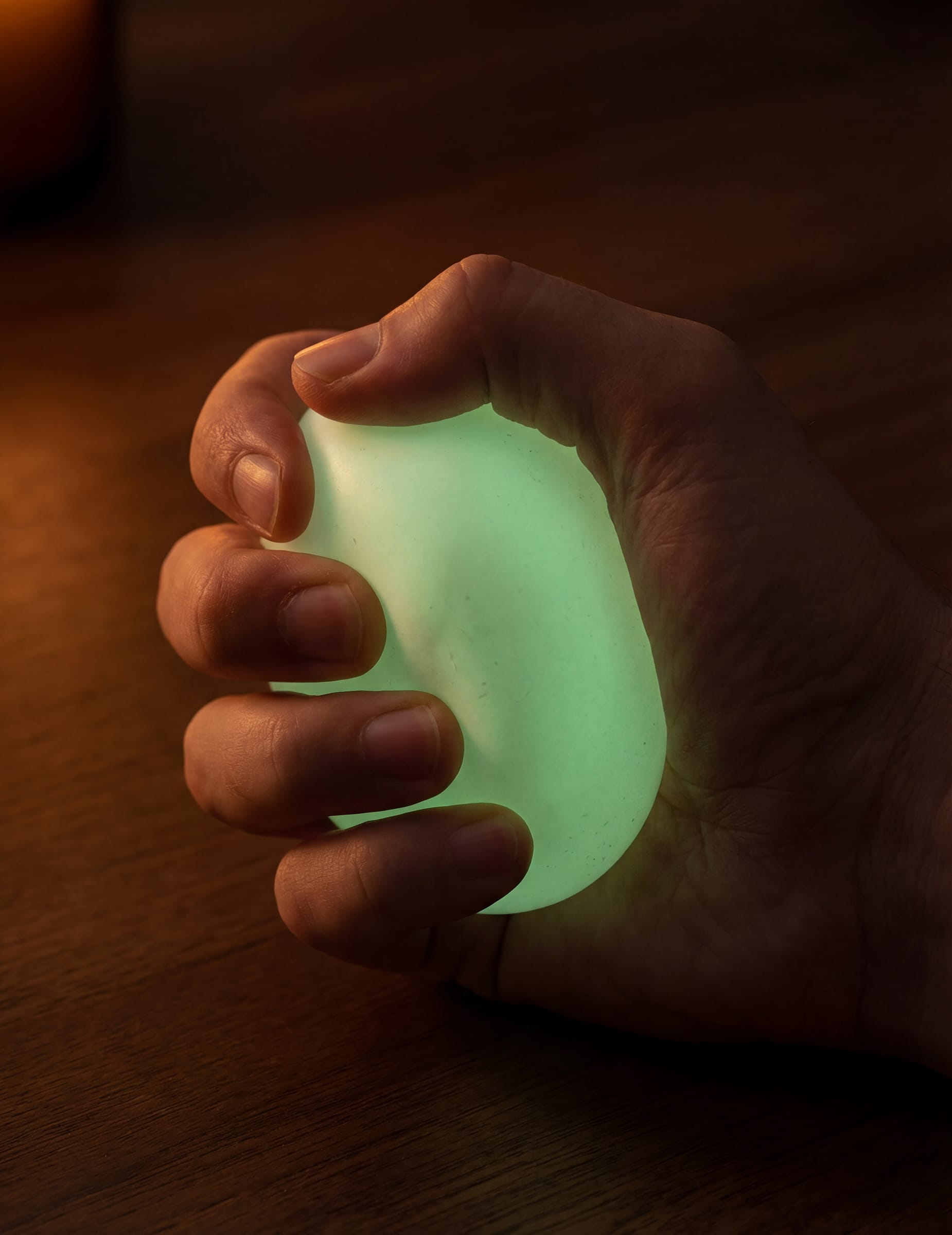 Anti Stress Ball Leuchtend Scrunchems phosphoreszierend grün