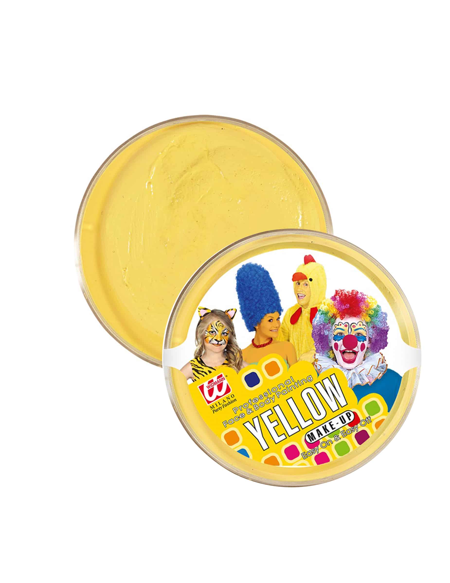 Aqua Makeup in der Dose Schminke gelb 14g