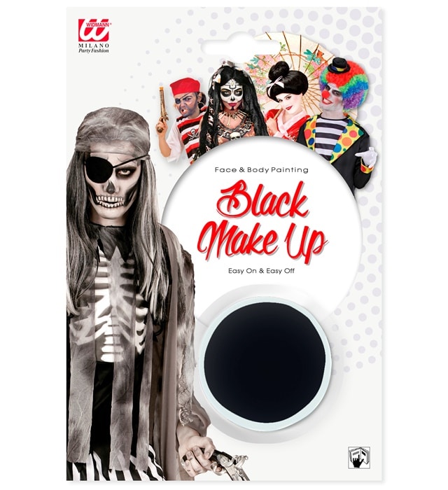 Aqua Makeup in der Dose Schminke schwarz 14g