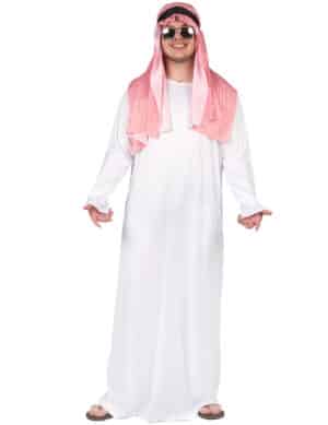 Arabischer Scheich Herrenkostüm weiss