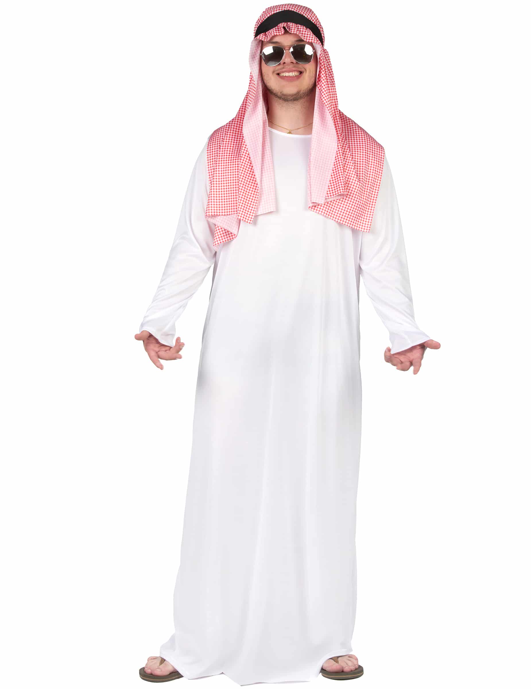Arabischer Scheich Herrenkostüm weiss