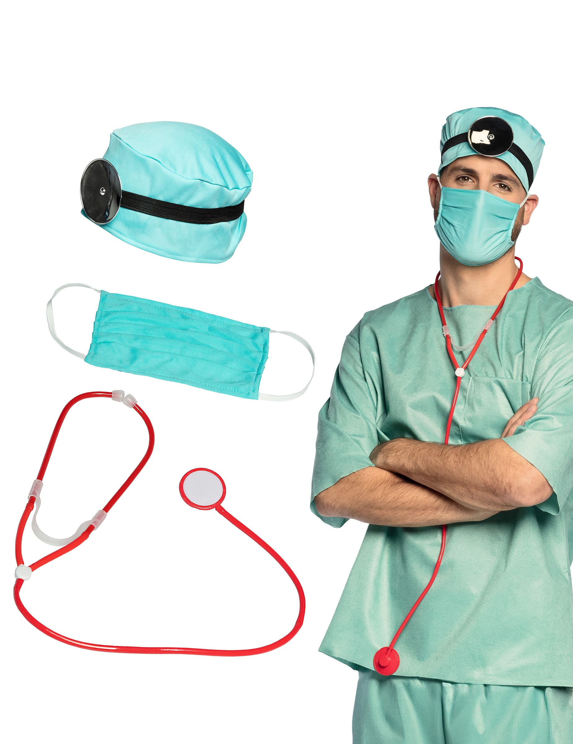 Arzt Doktor Zubehör Set für Erwachsene