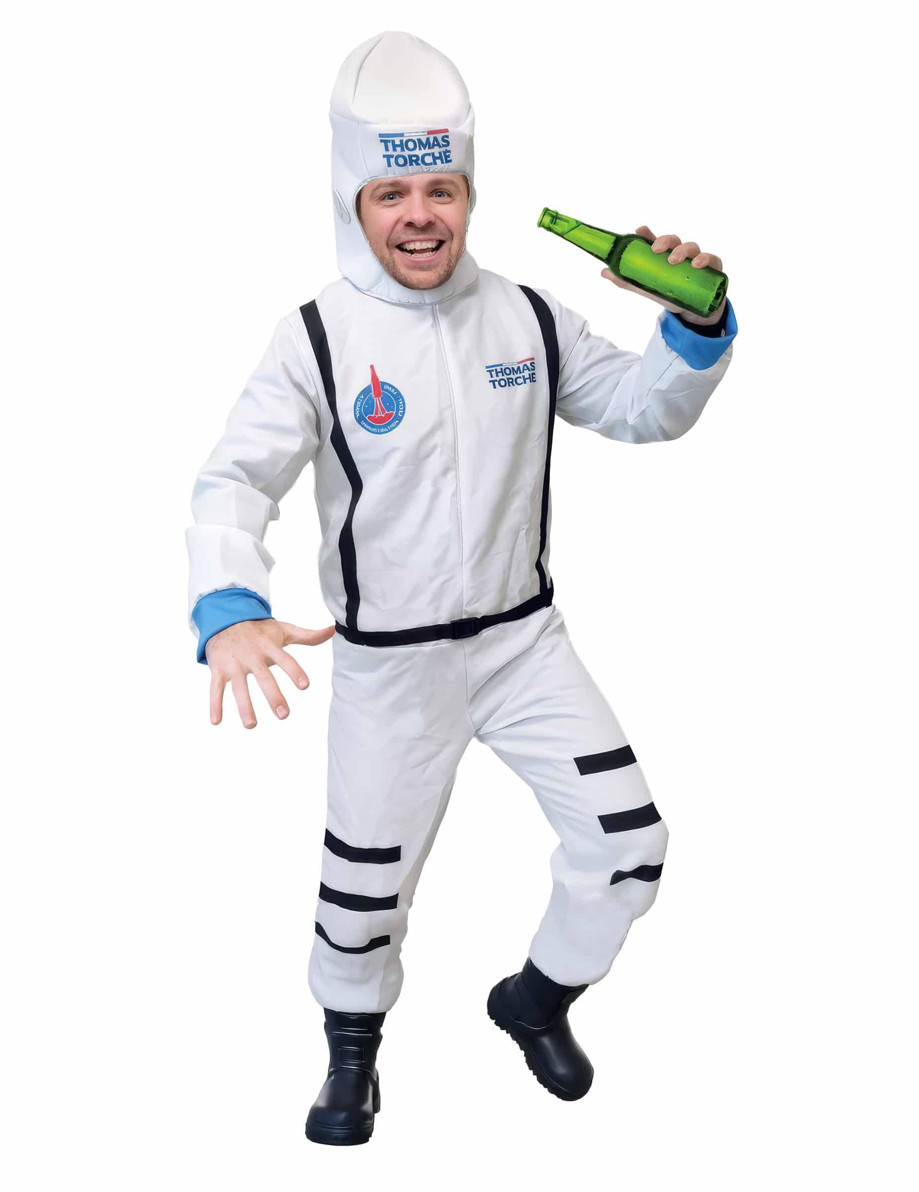 Astronauten-Kostüm "Thomas Torché" für Herren