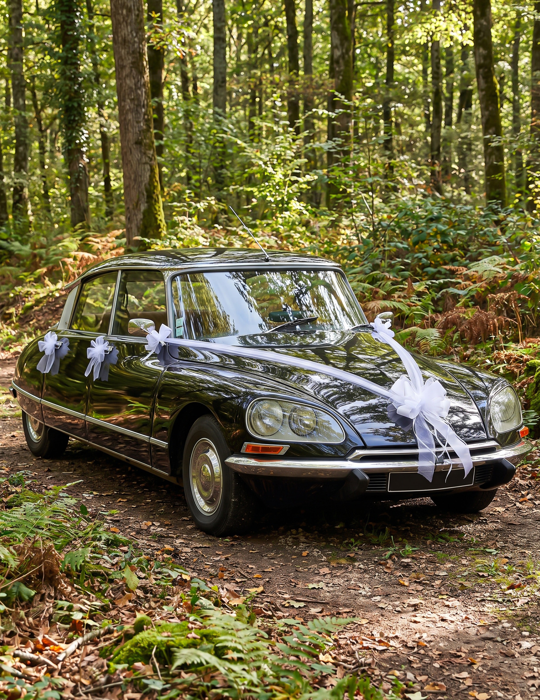 Autoschmuck Set Hochzeit für Autos