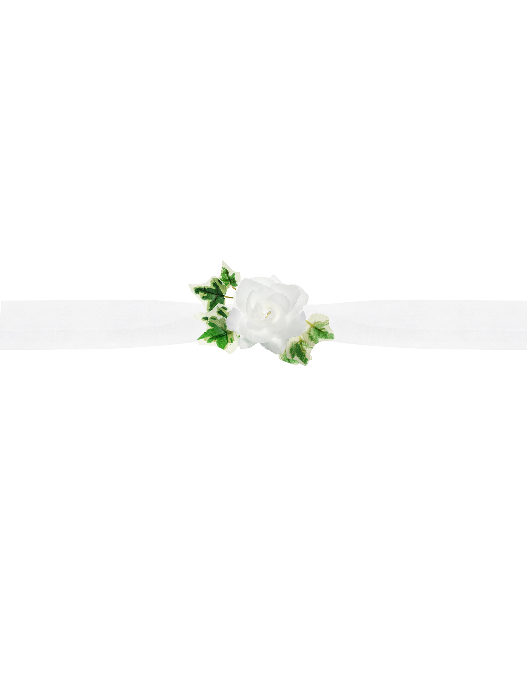Autoschmuck Tüll Rosen Set für Hochzeitsauto 1