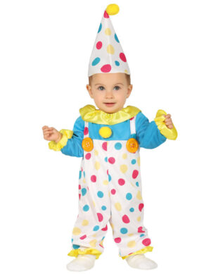 Babykostüm Clown bunt