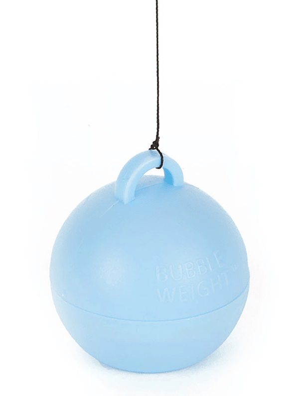 Ballongewicht Heliumballons Hellblau 35g Deko