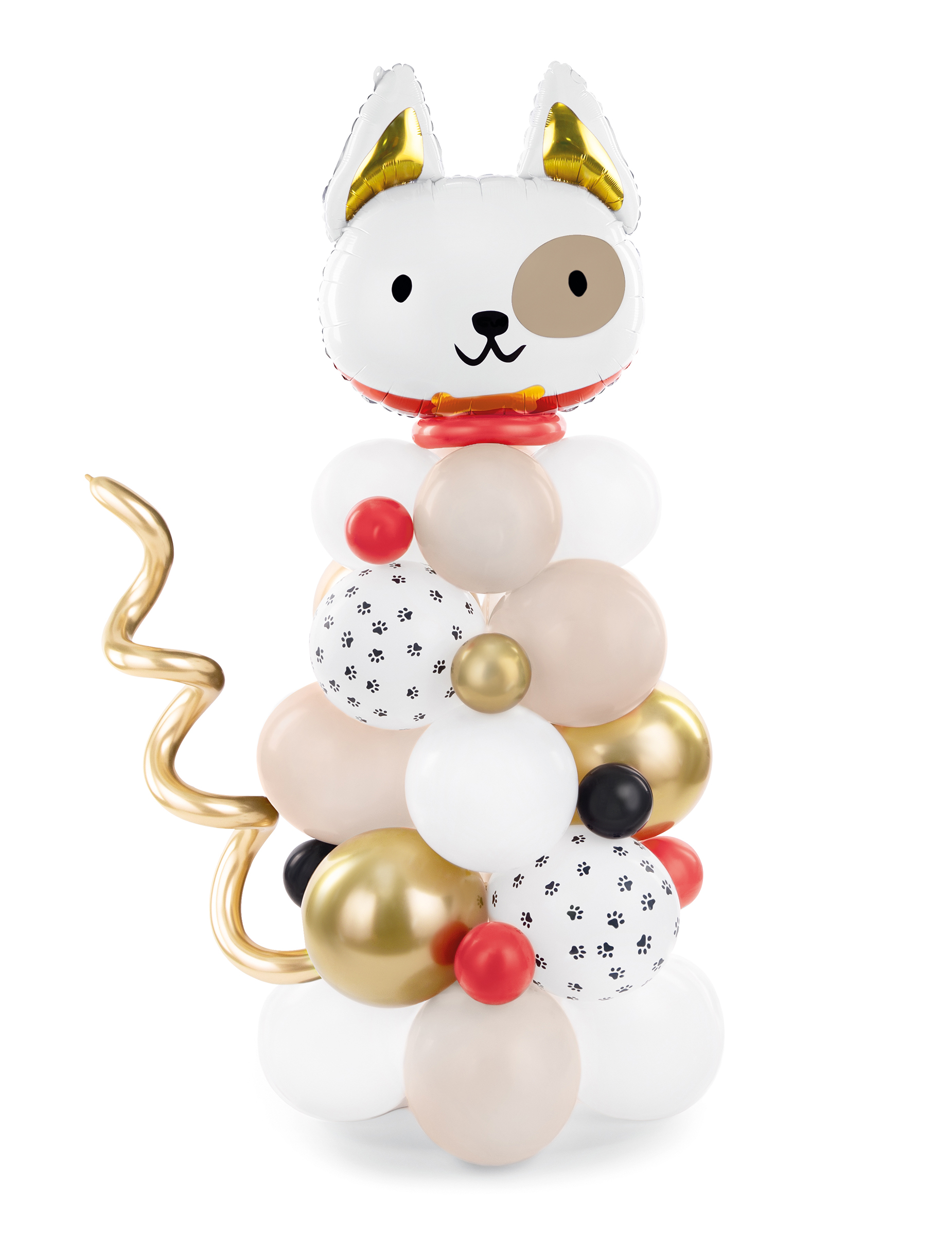 Balloon-Bouquet Hund 155 x 83 cm Kit 64 Teile